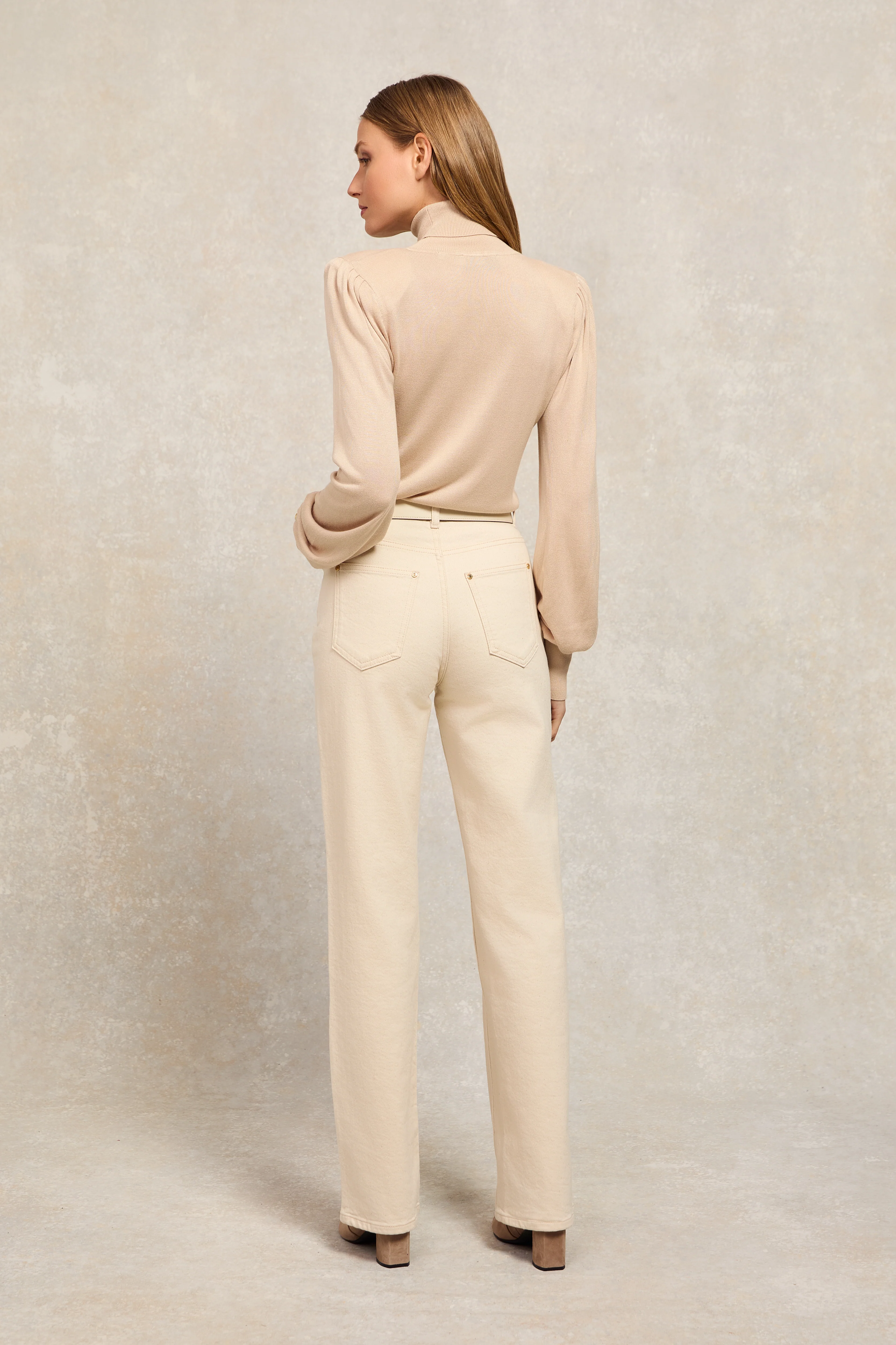 Classic Straight Jean (Oatmeal) - Image 6