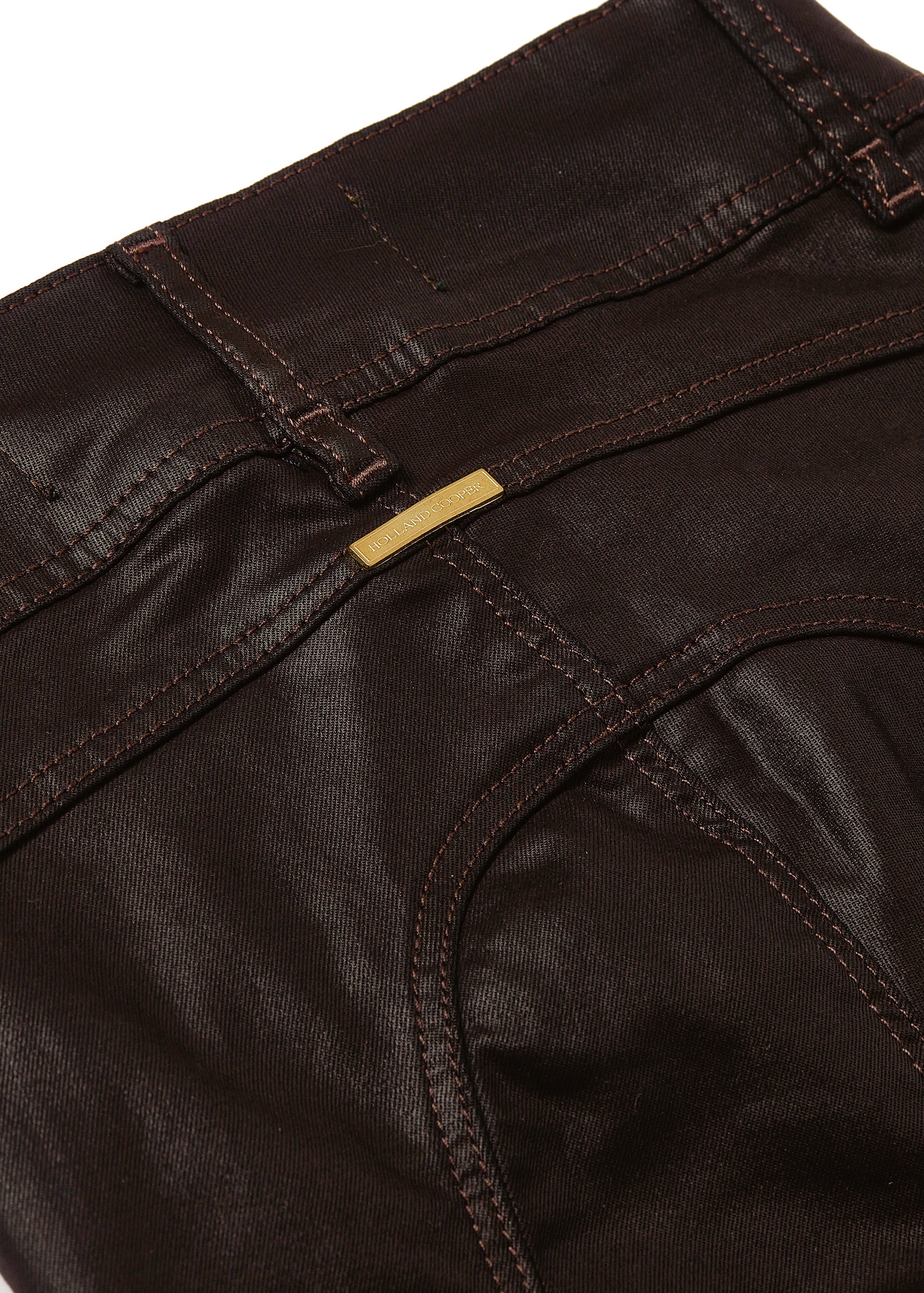 Coated Jodhpur Jean (Chocolate) - Image 8