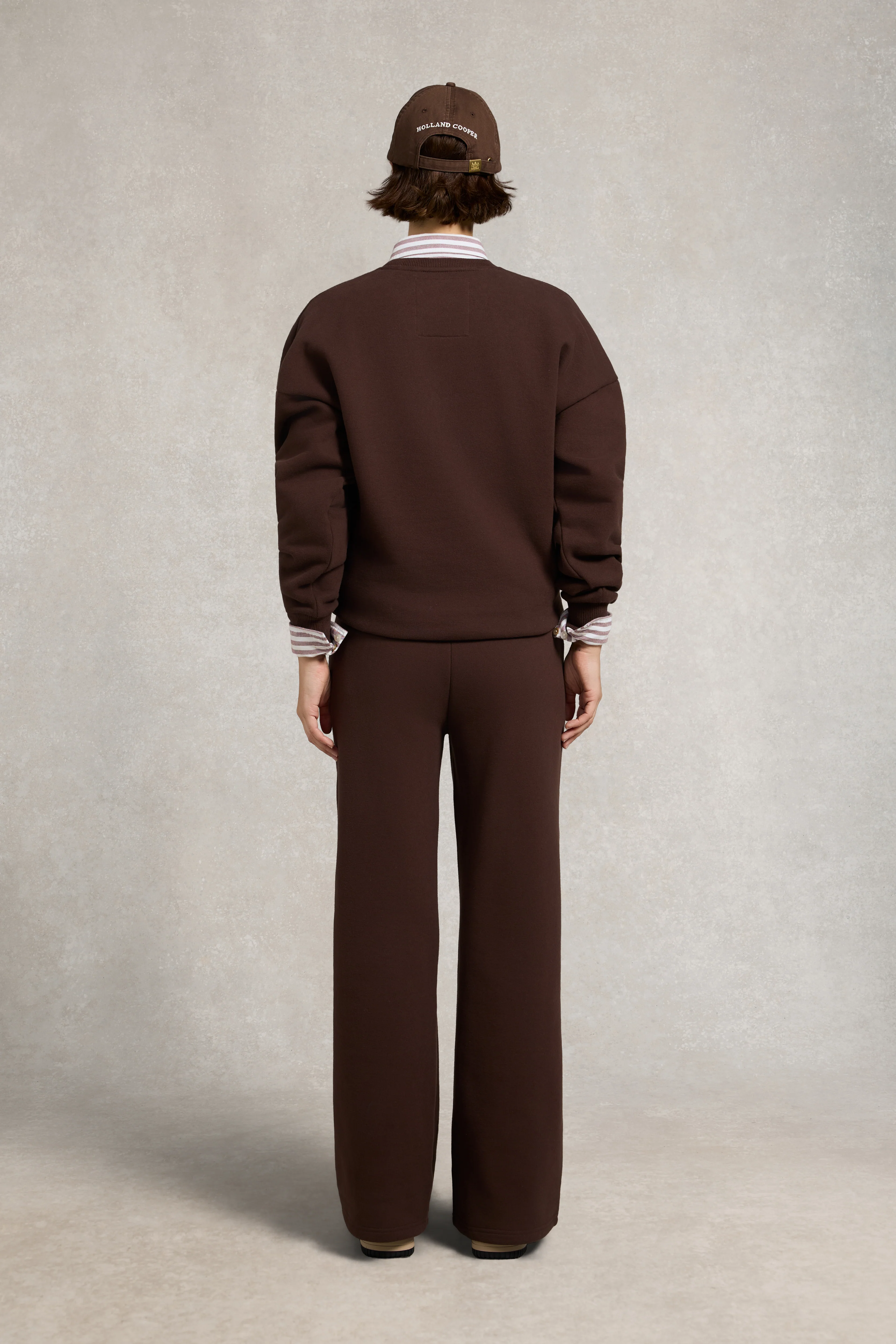 Collegiate Wide Leg Jogger (Walnut) - Image 5