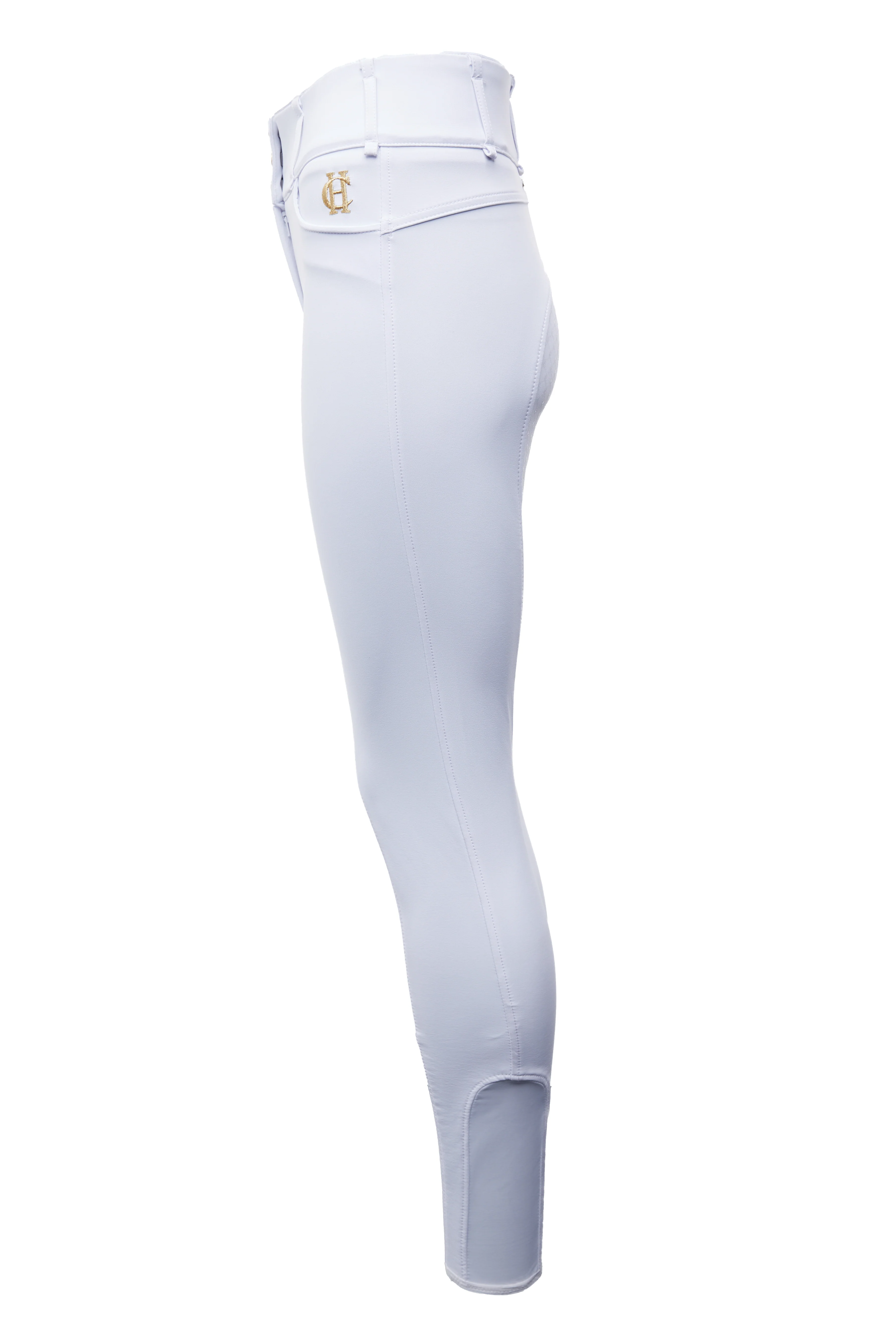 Full Seat Competition Breeches (Optic White) - Image 9