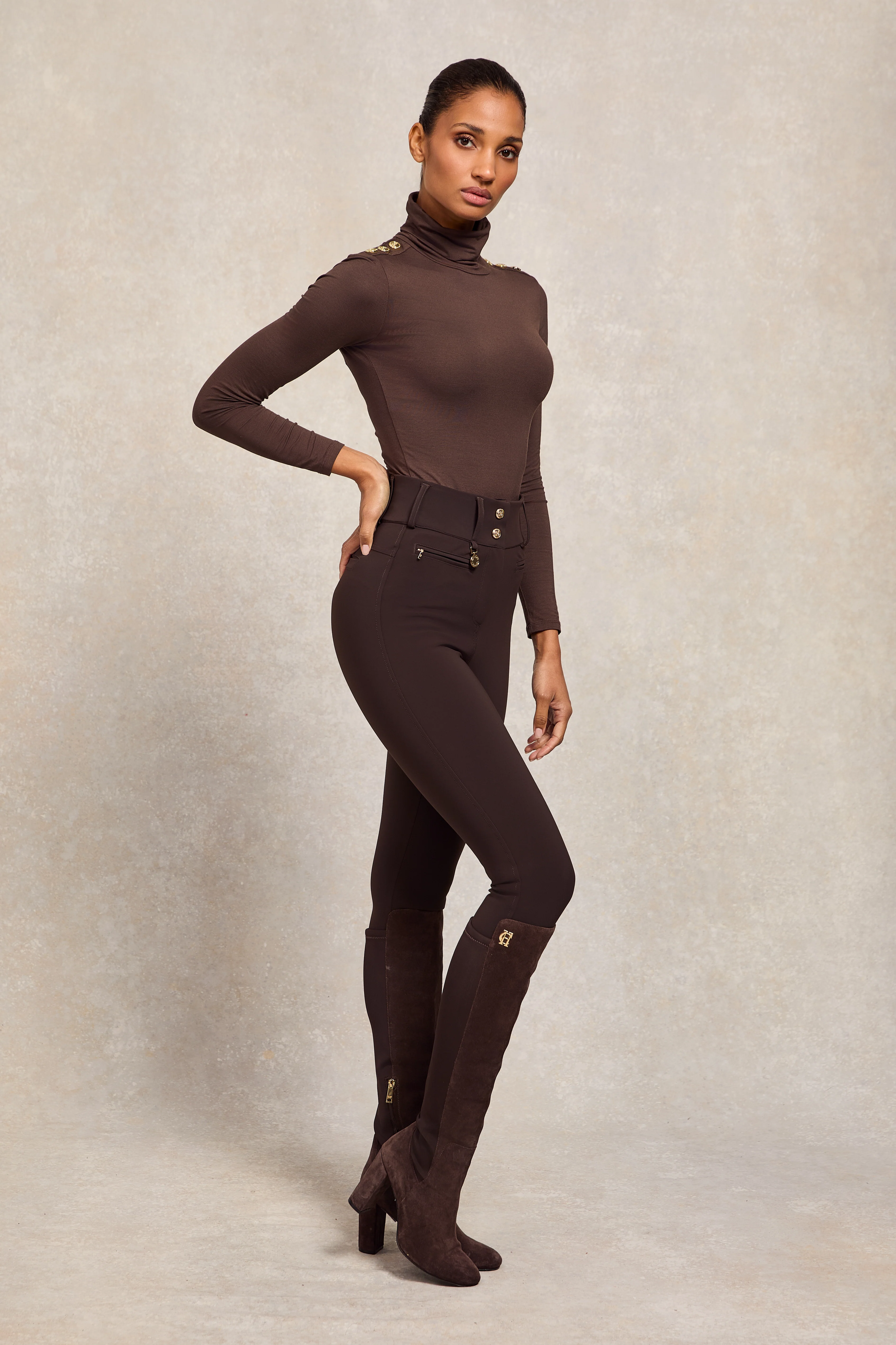 Contour Trouser (Chocolate) - Image 6