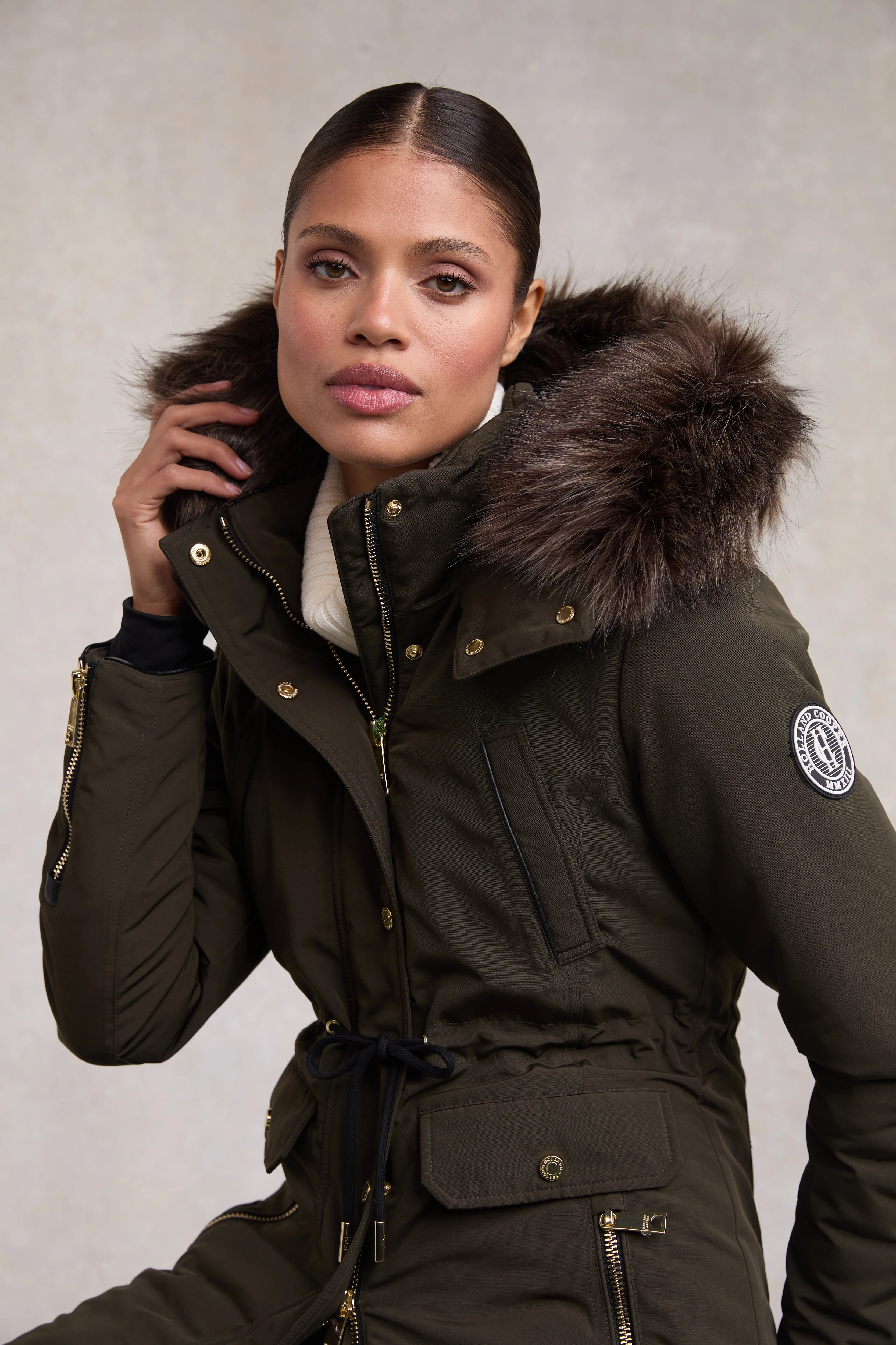 Corvara Parka (Khaki) - Image 2