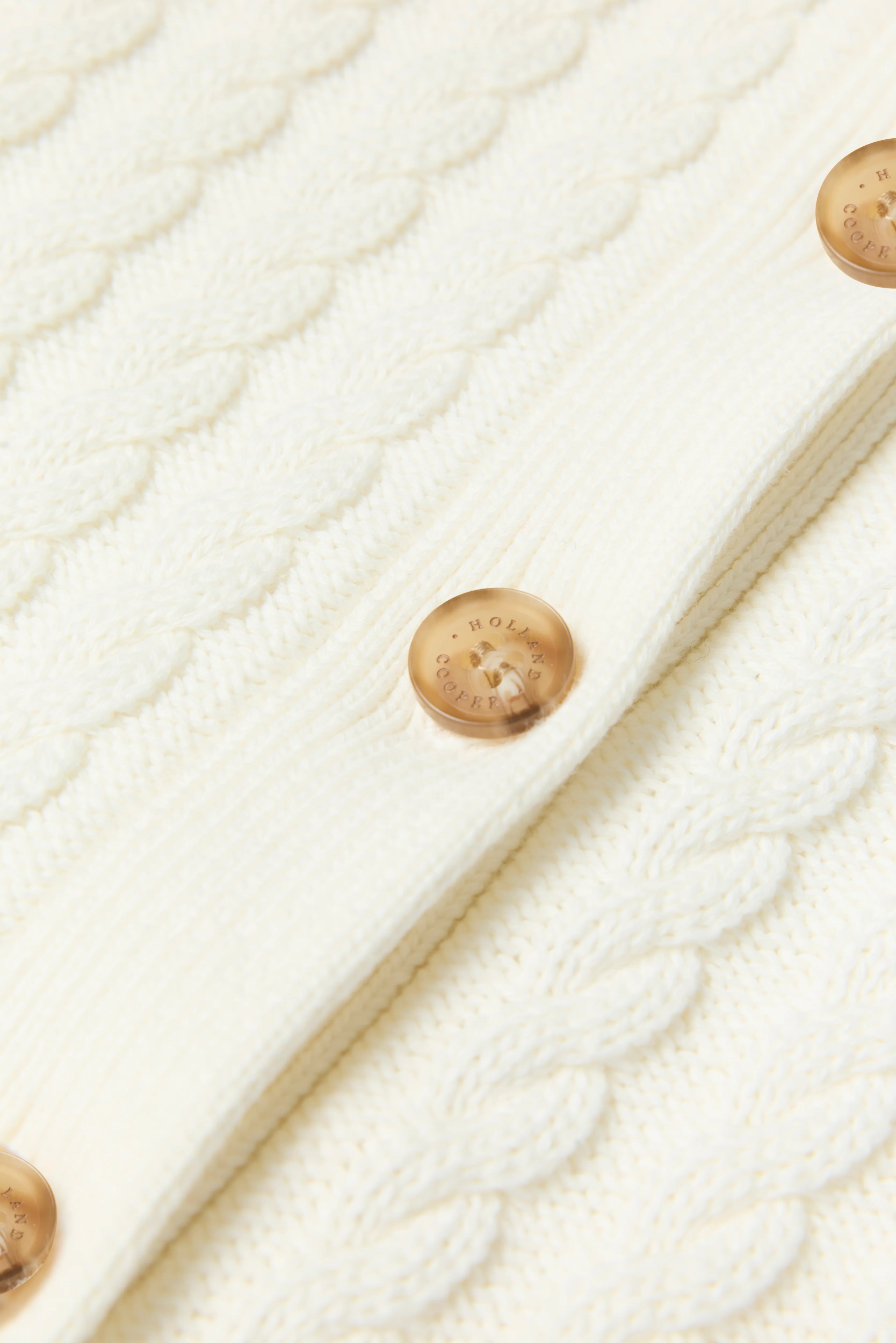 Cotswold Short Sleeve Cardigan (Natural) - Image 7