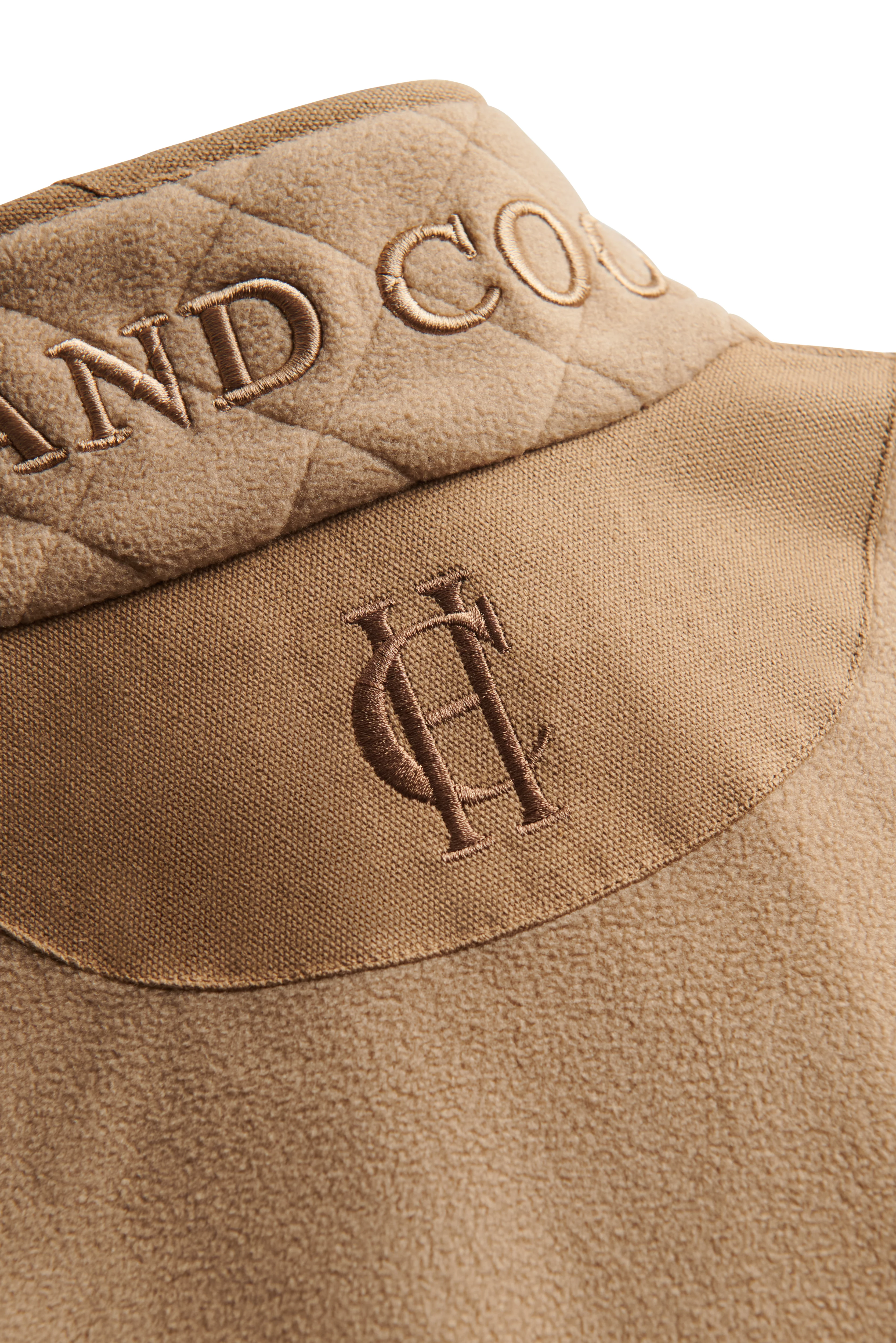 Country Fleece Gilet (Sand) - Image 7