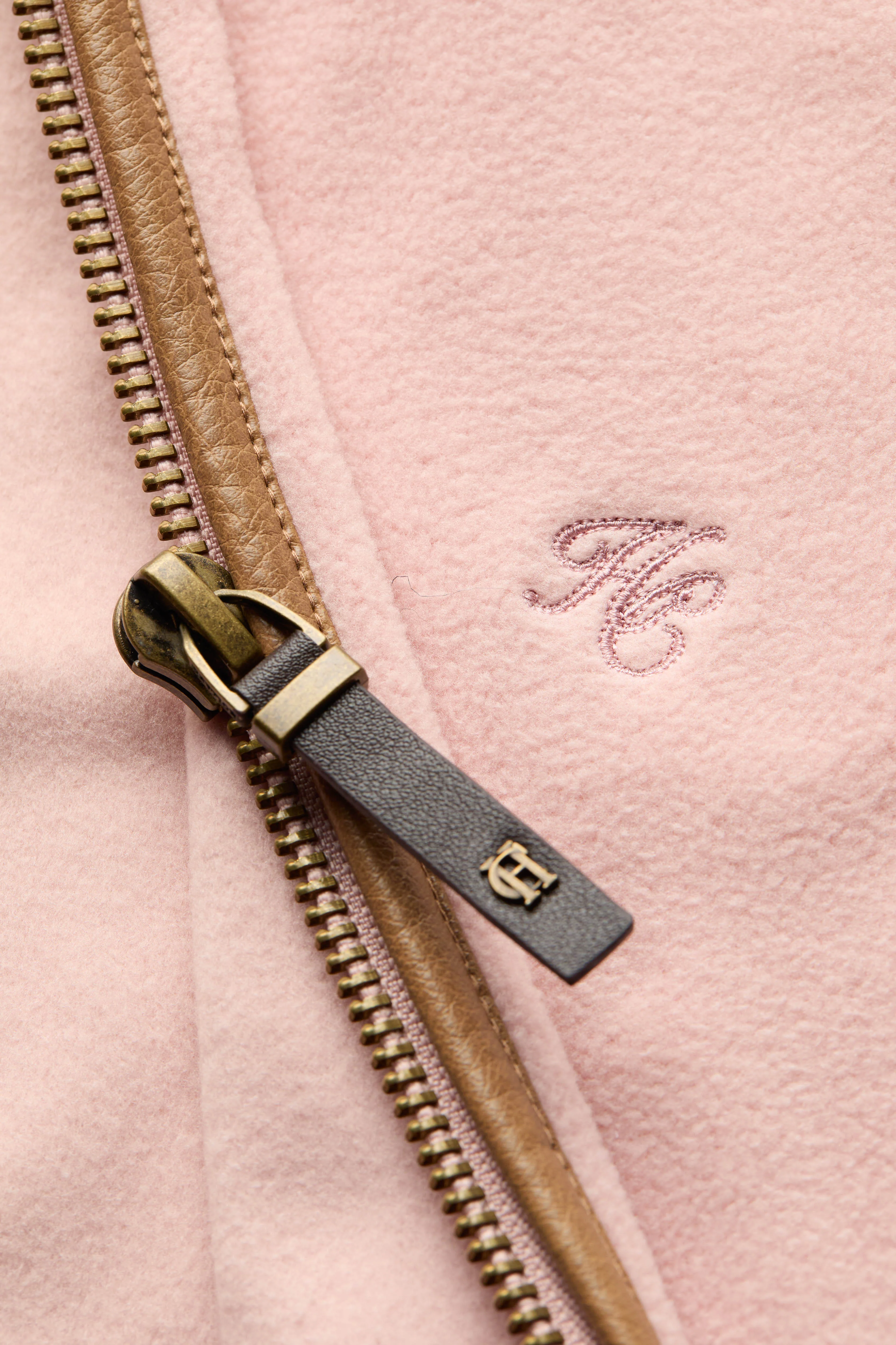 Country Fleece Gilet (Soft Pink) - Image 8