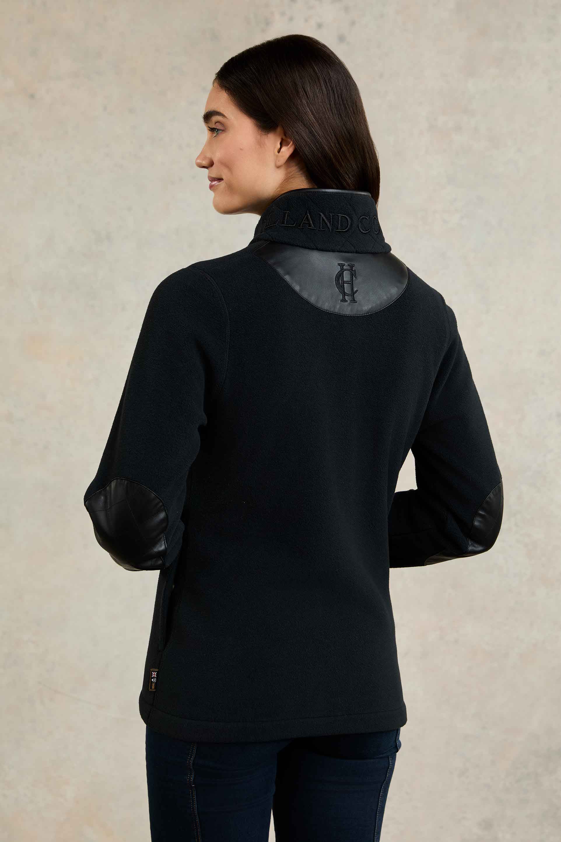 Country Fleece Jacket (Black) - Image 6
