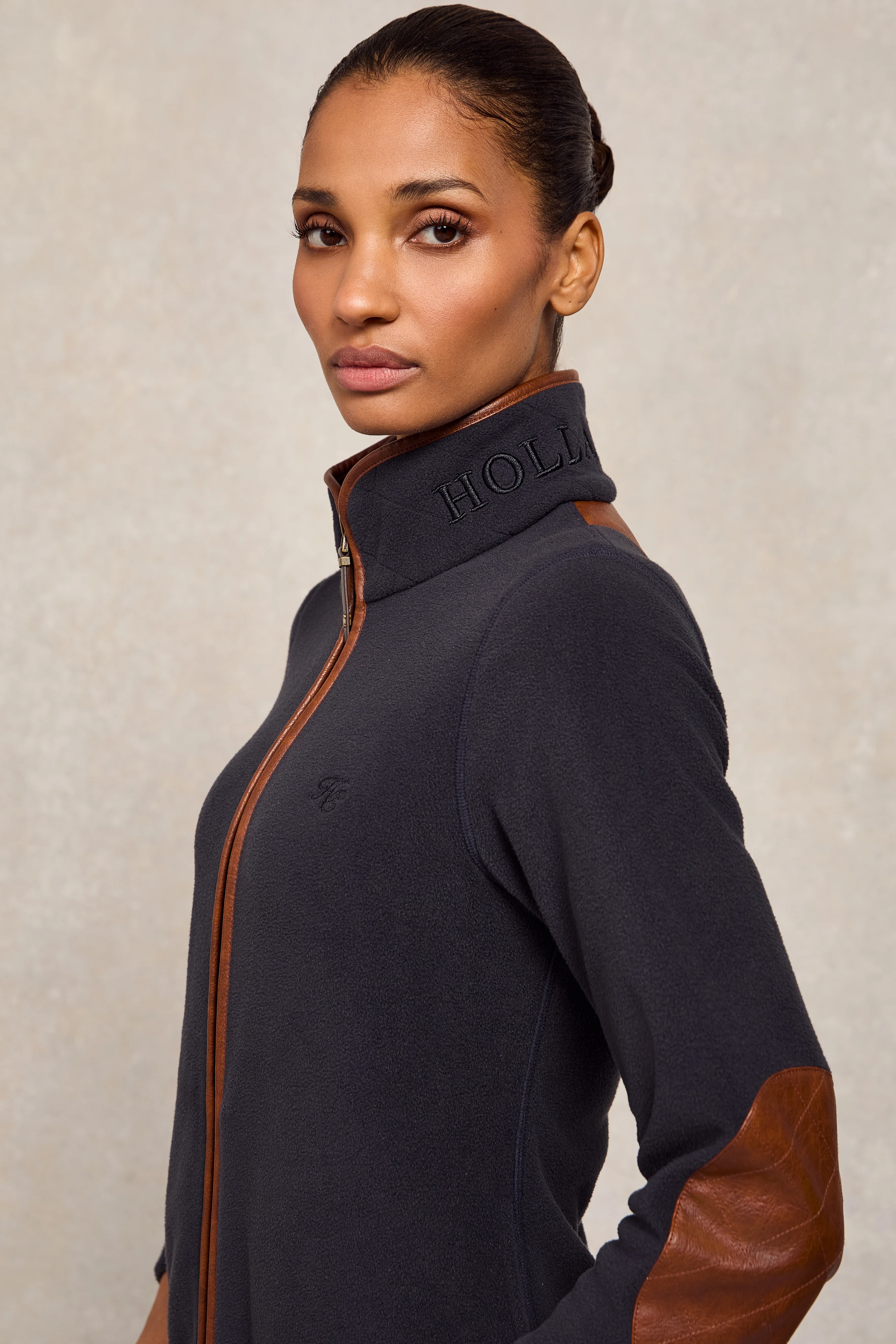 Country Fleece Jacket (Ink Navy) - Image 2