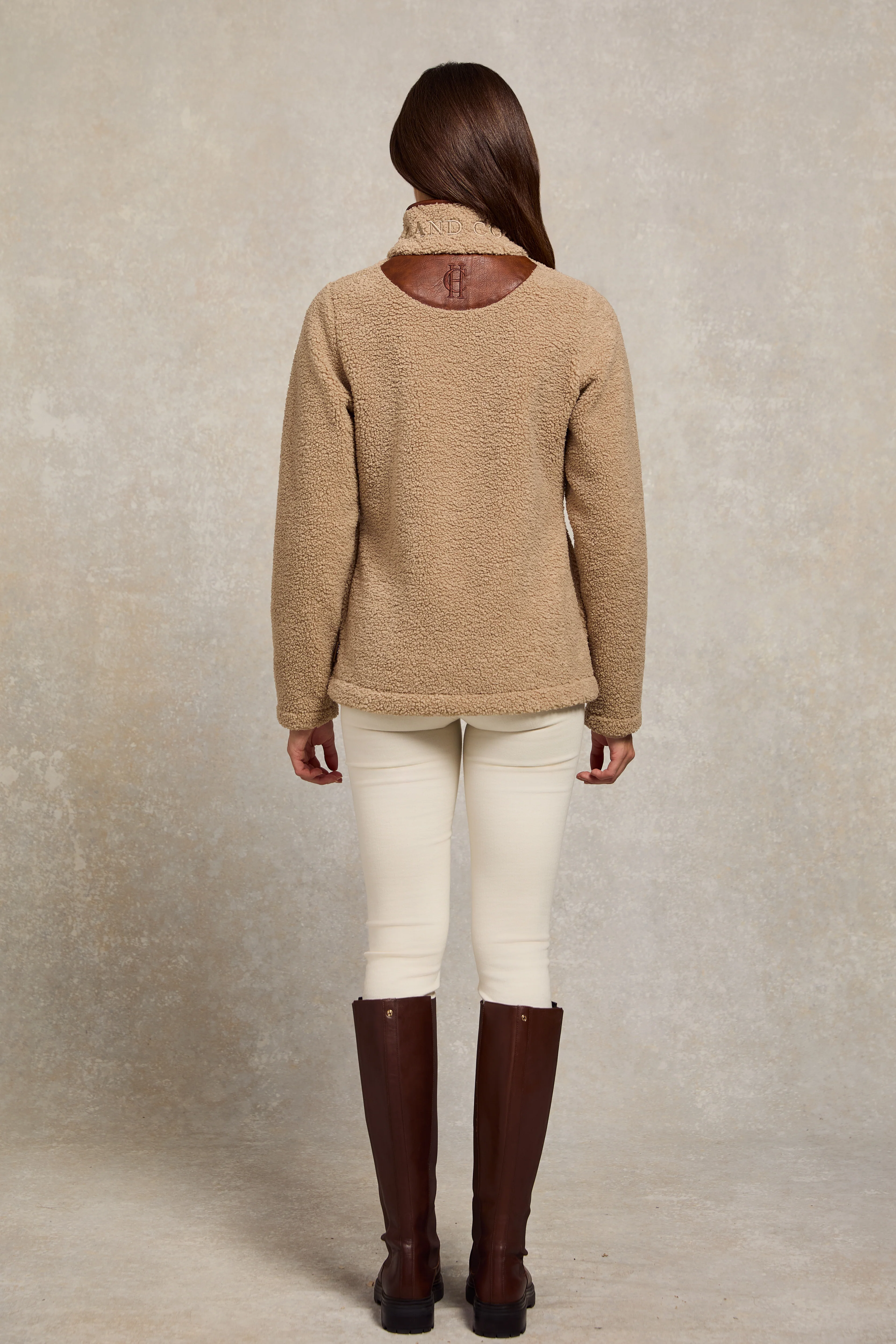 Country Fleece Jacket (Natural Borg) - Image 5