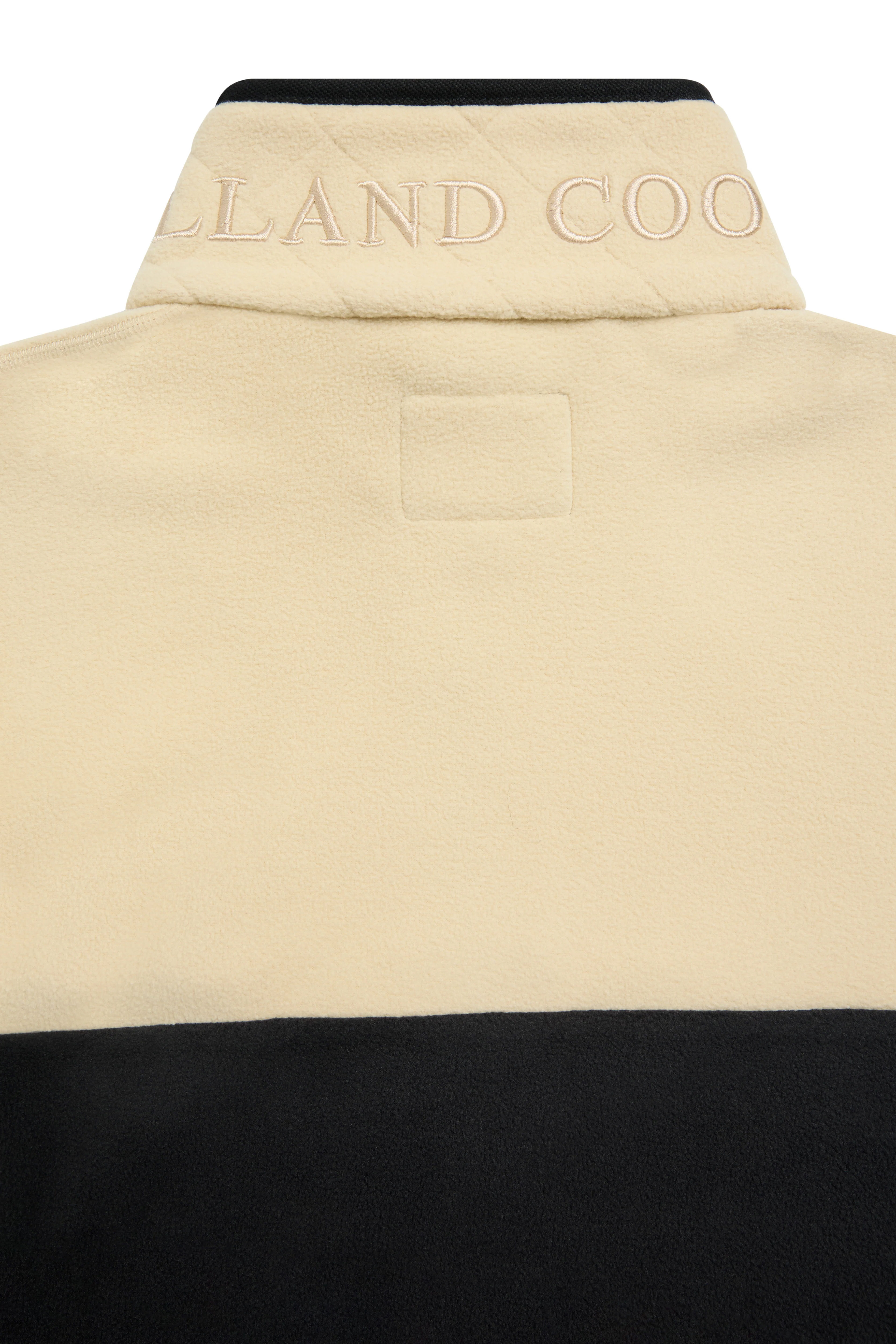 Country Fleece Quarter Zip (Ecru Navy) - Image 9