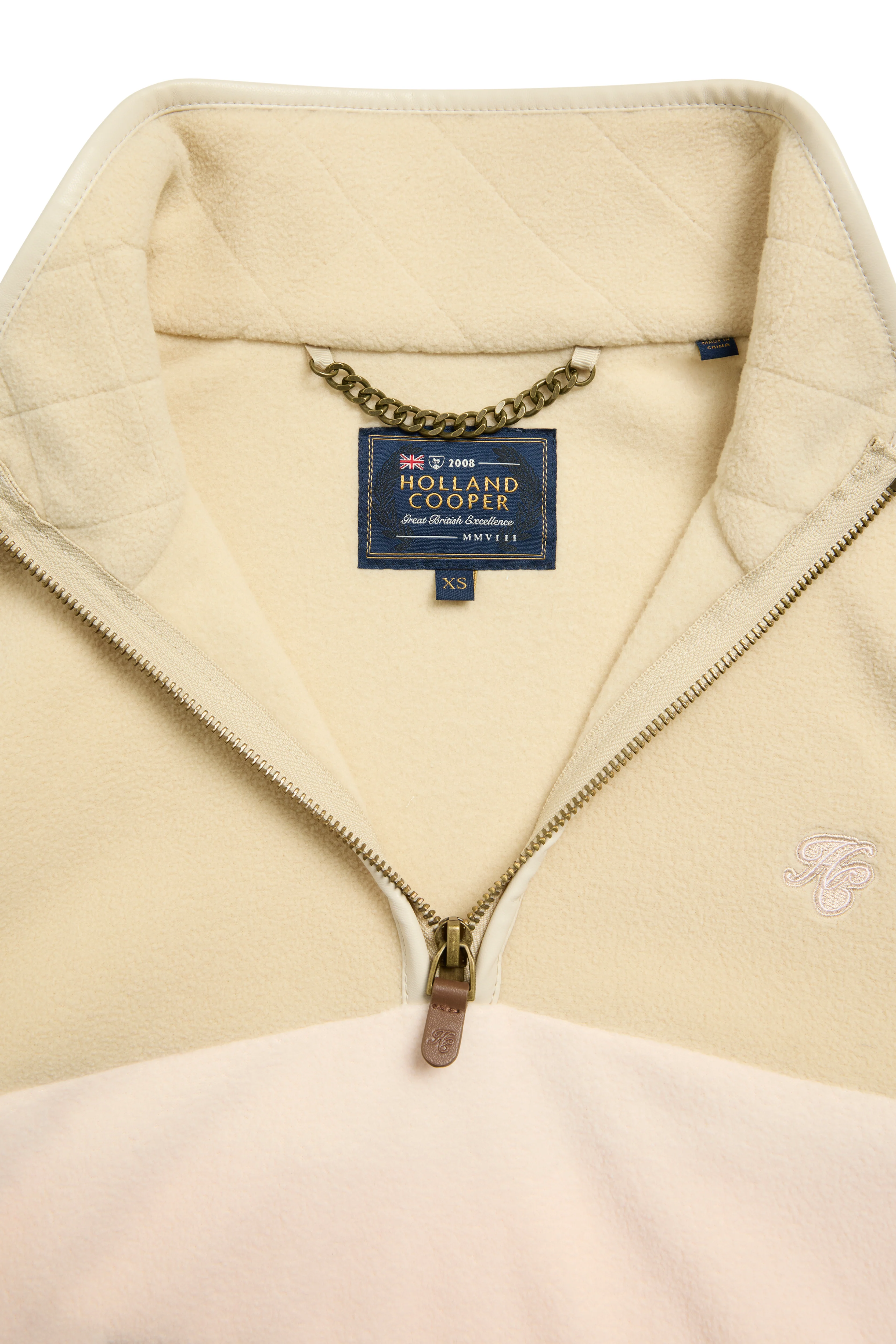Country Fleece Quarter Zip (Pink Cream) - Image 6