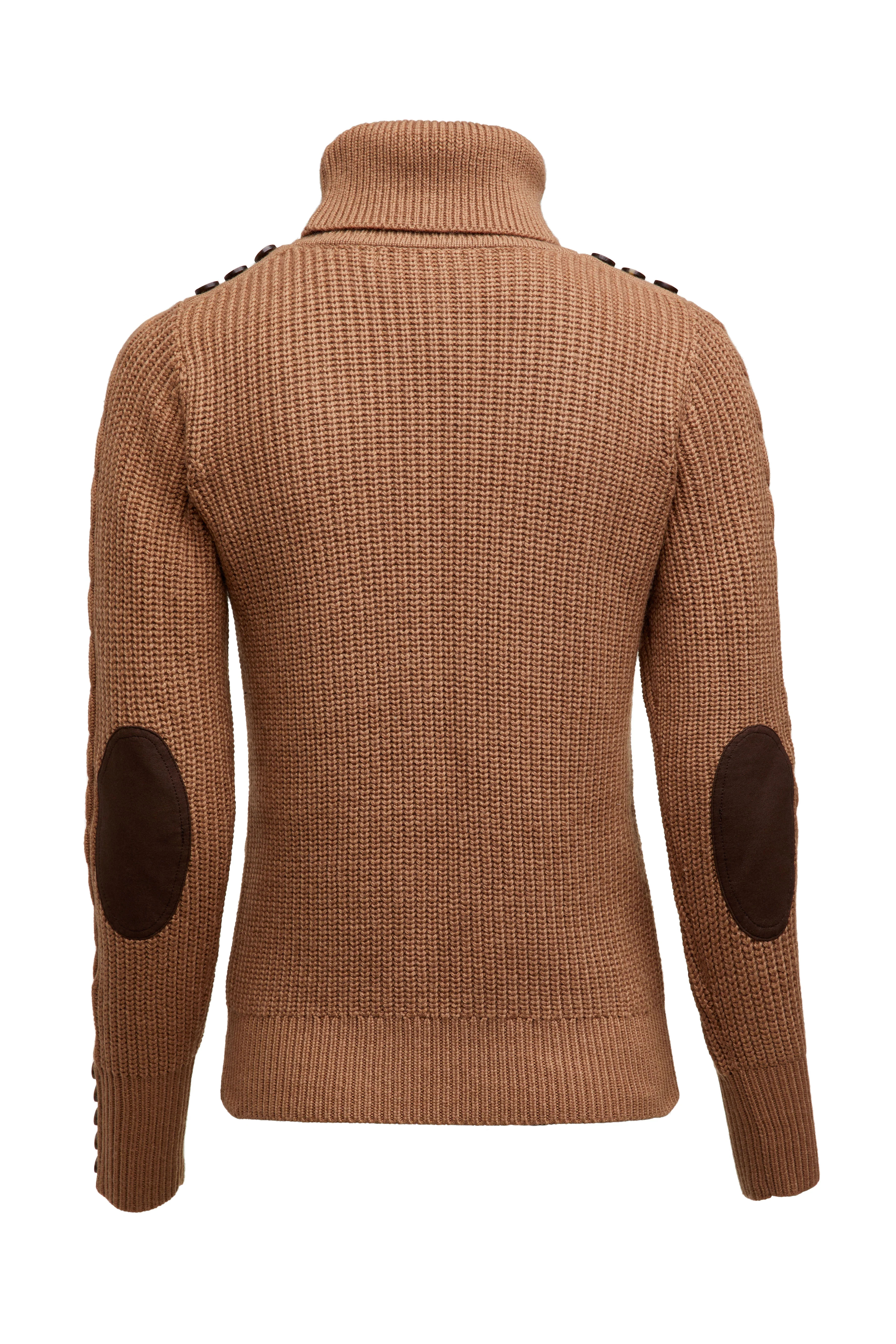 Country Roll Neck Knit (Caramel) - Image 8