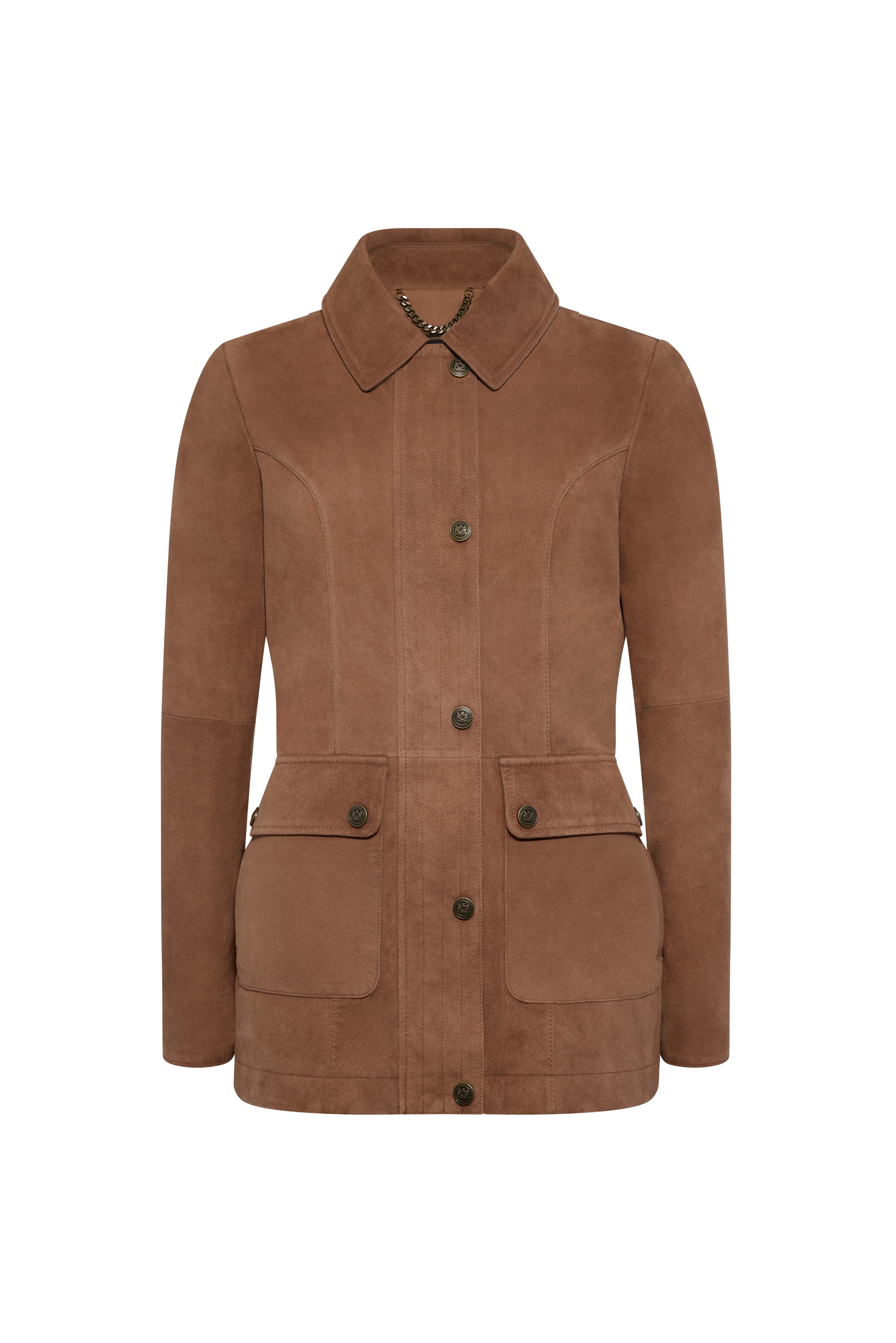 Country Suede Jacket (Cognac) - Image 7