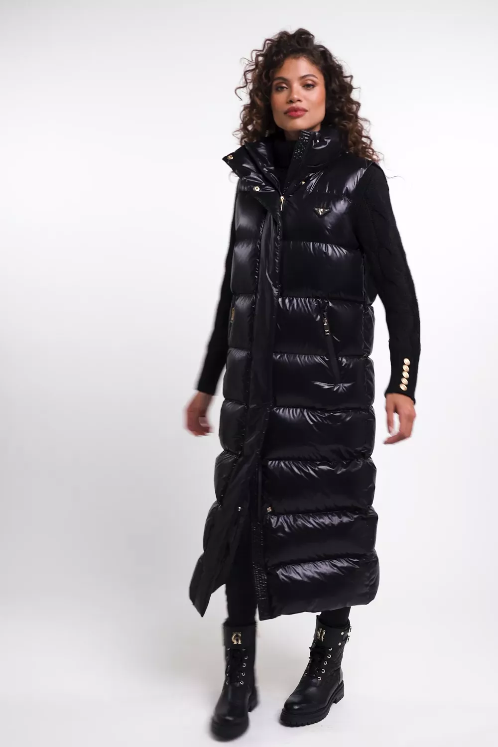 Crawford Longline Gilet (Black) - Image 5
