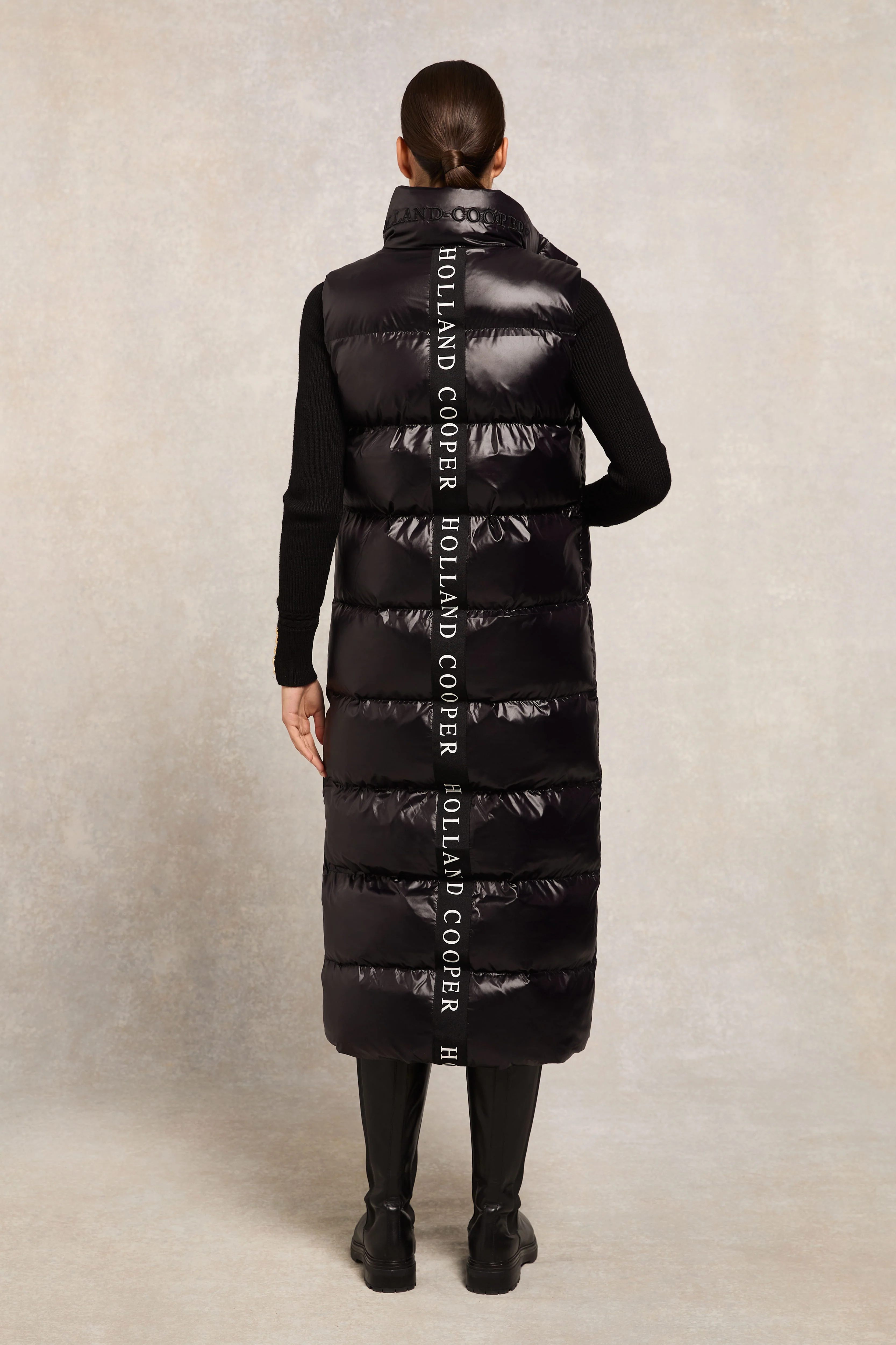 Crawford Longline Gilet (Black) - Image 6