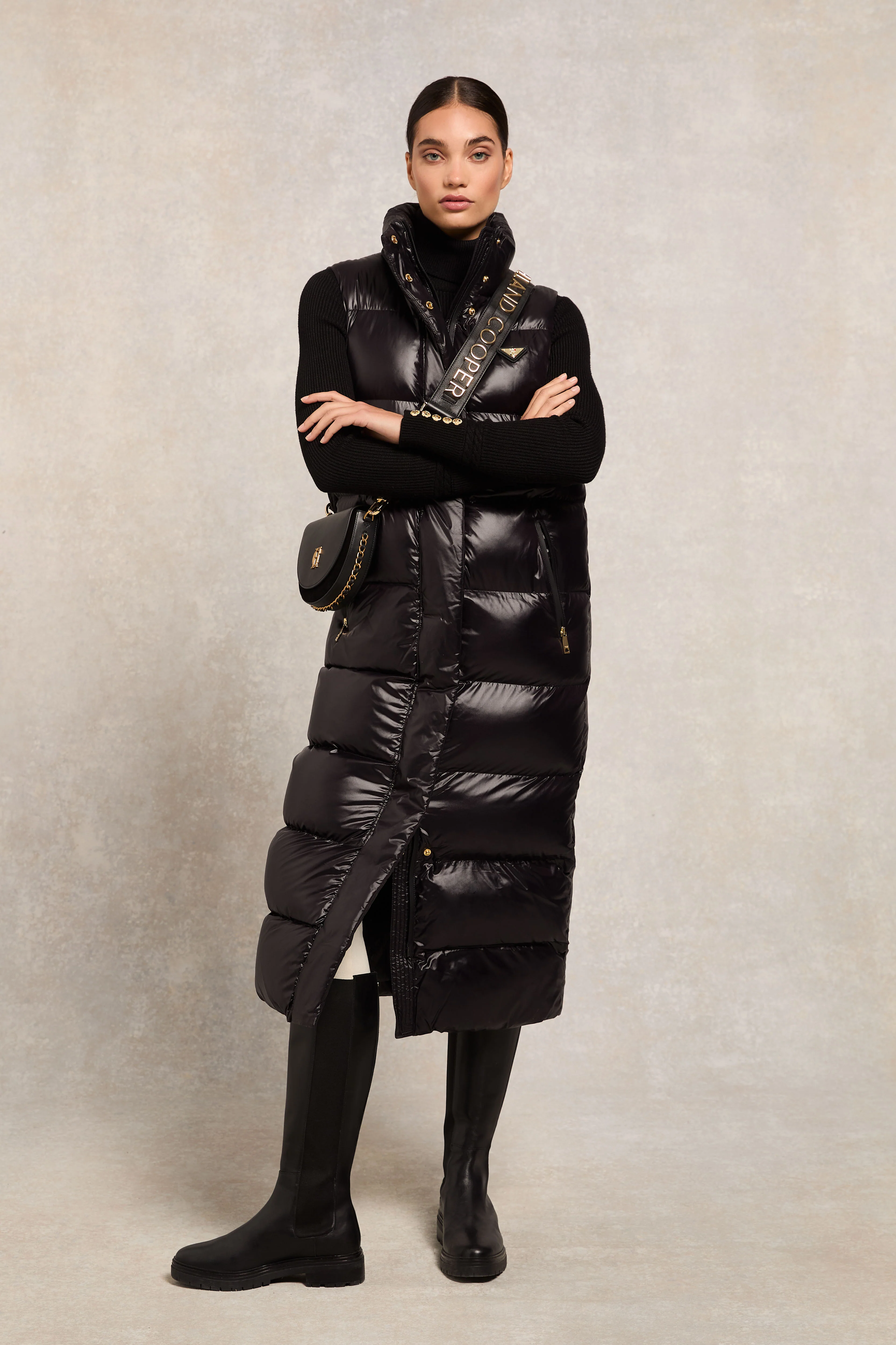 Crawford Longline Gilet (Black) - Image 8