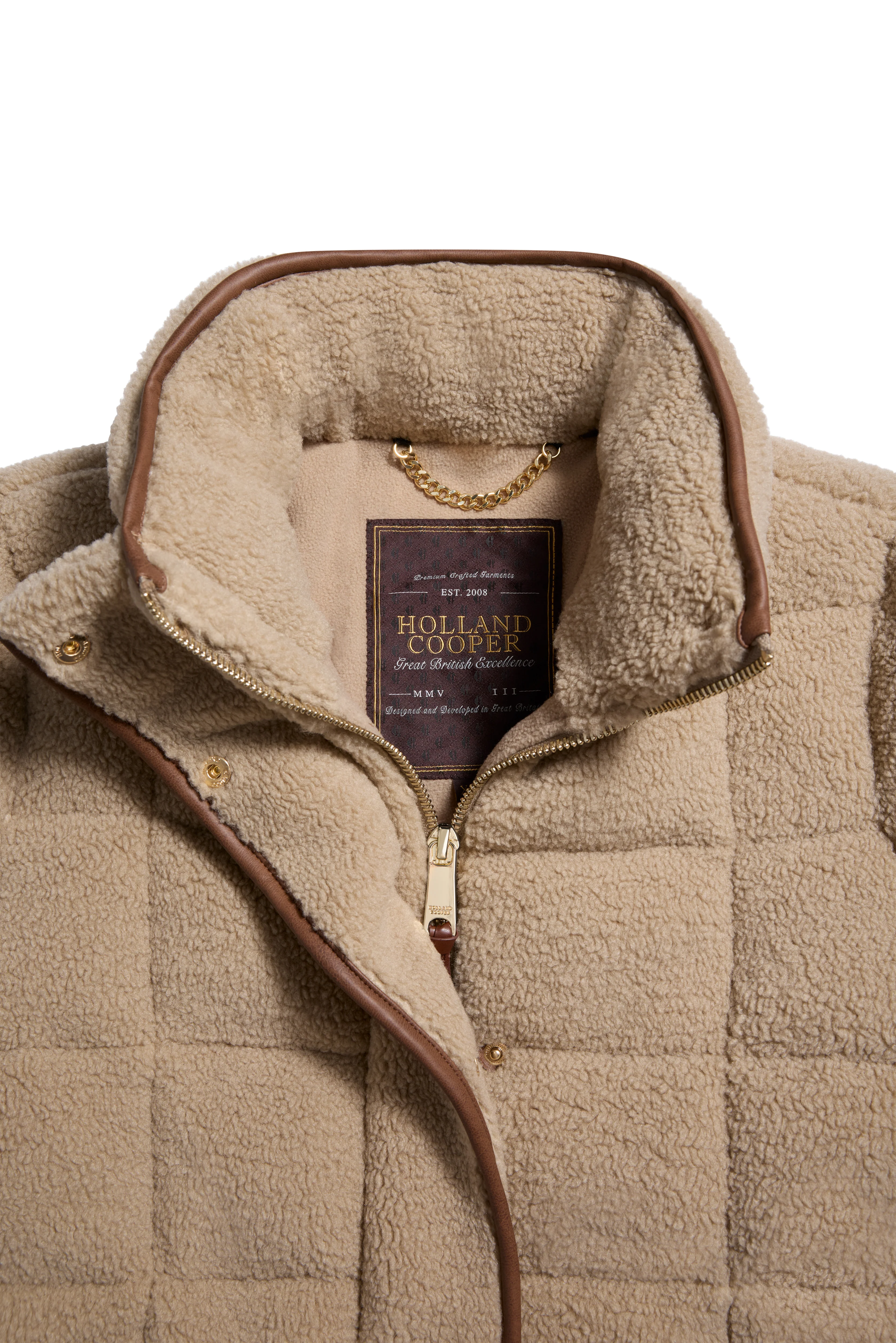 Crawford Padded Jacket (Natural Borg) - Image 7