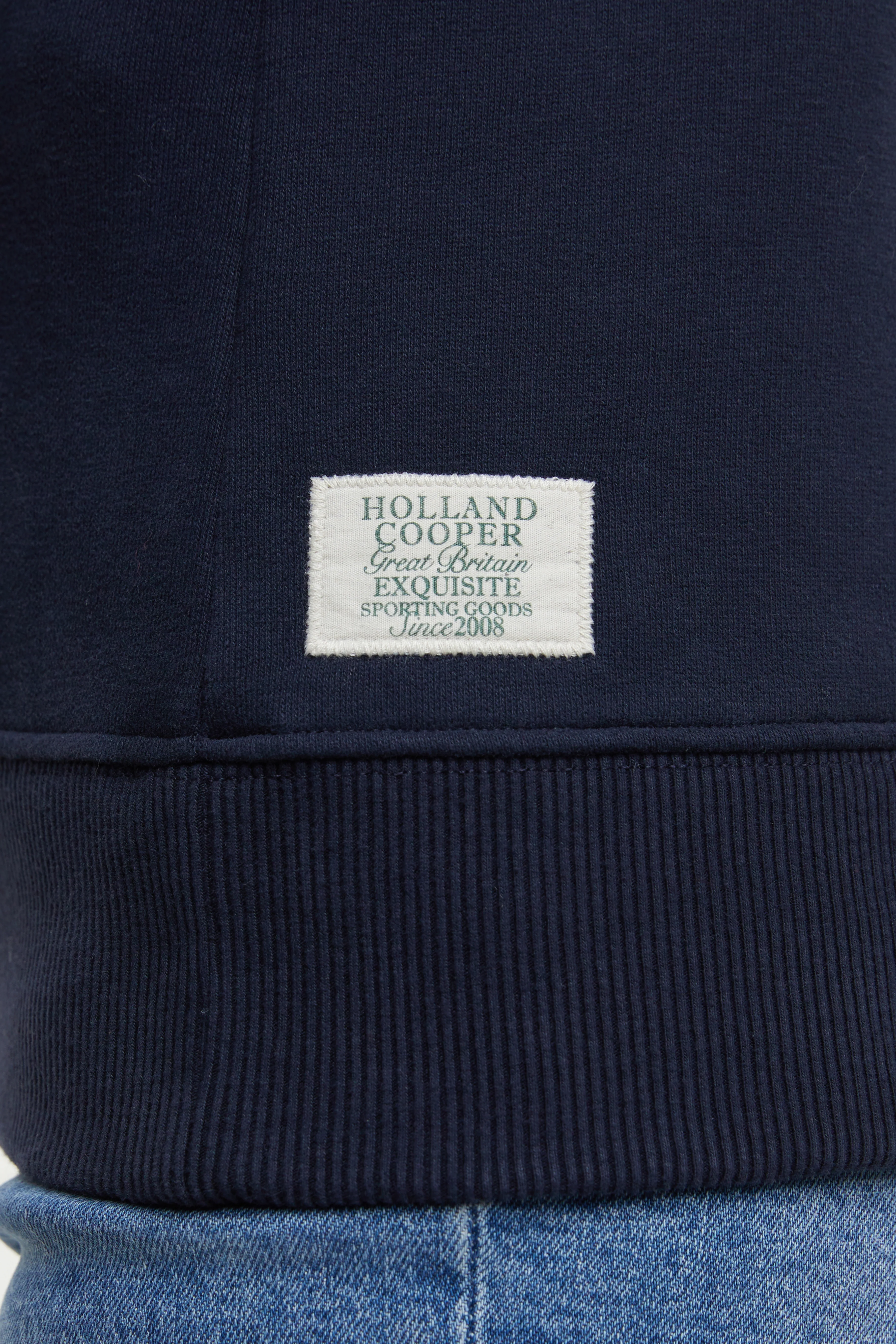 Crest Zip Henley (Ink Navy) - Image 7