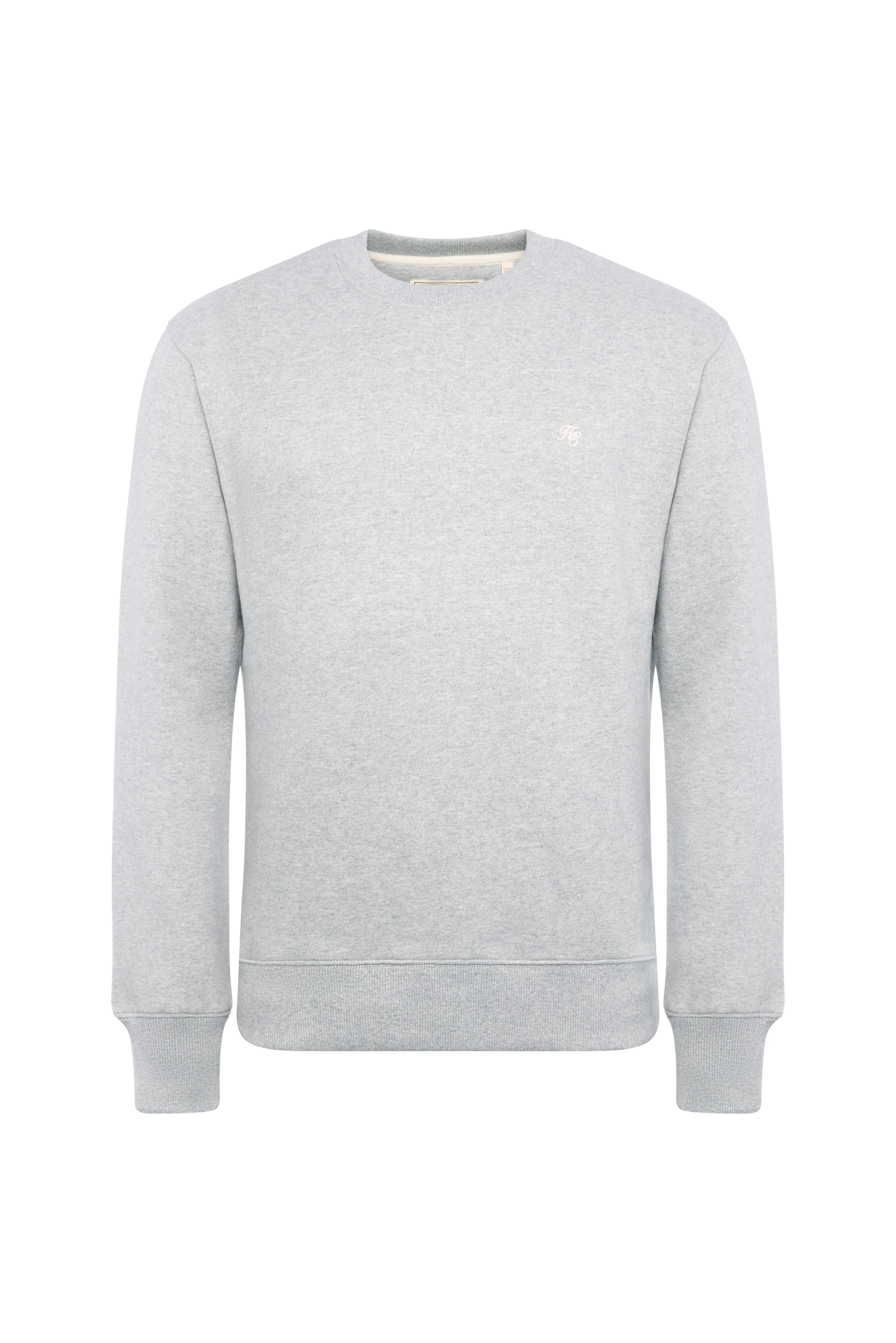 Men's Crew Neck Sweat (Grey Marl) - Image 4