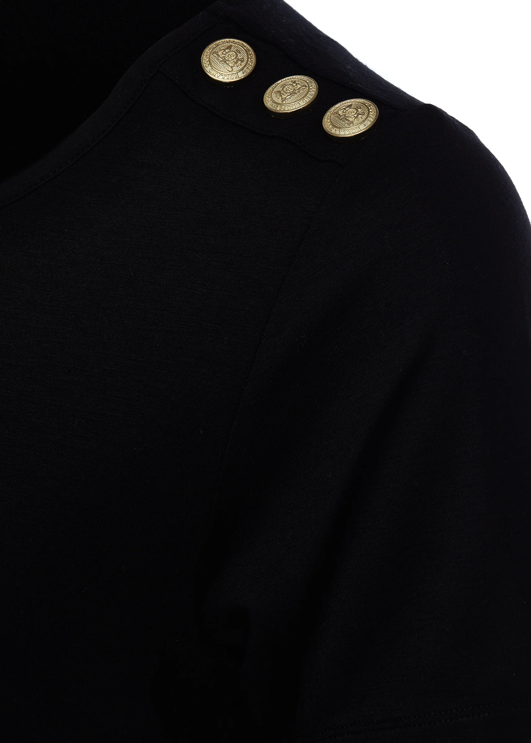 Relax Fit Crew Neck Tee (Black) - Image 8