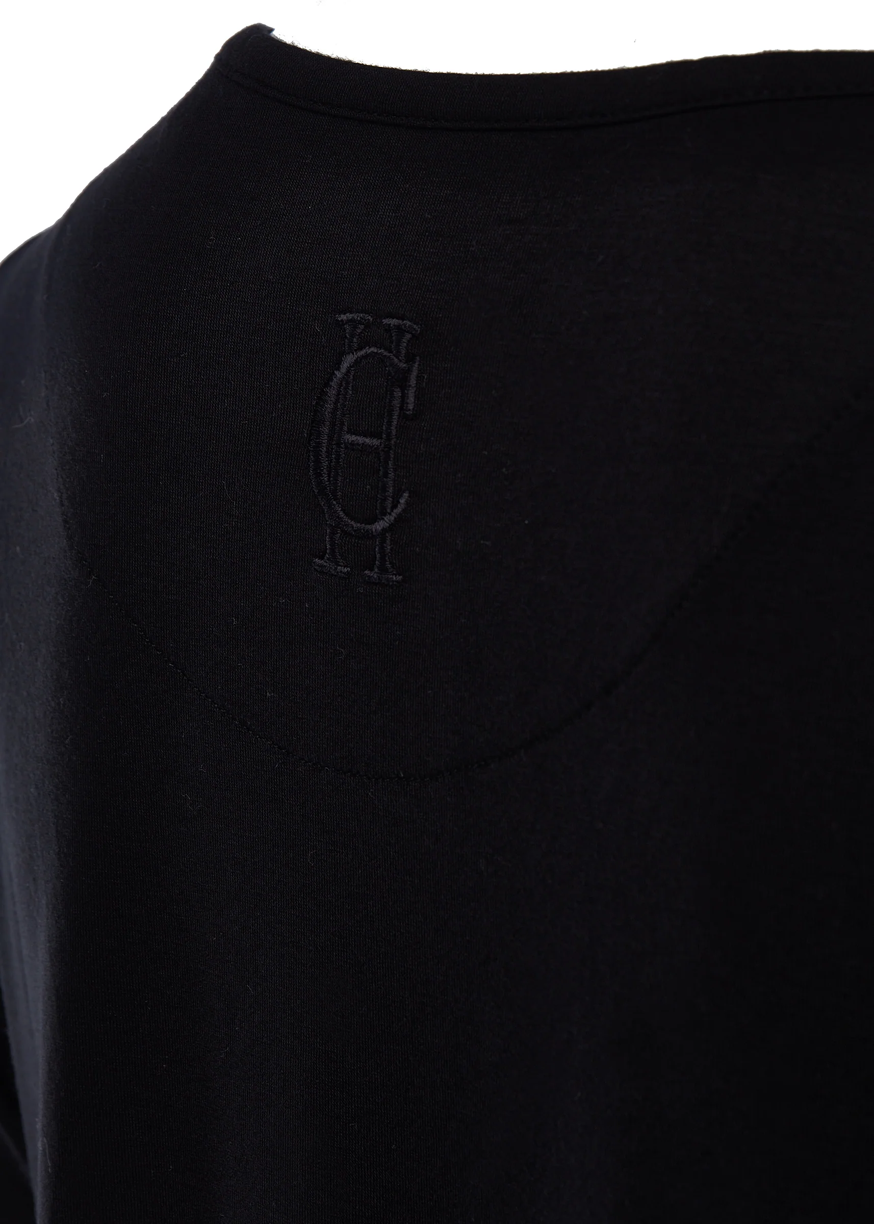 Relax Fit Crew Neck Tee (Black) - Image 9