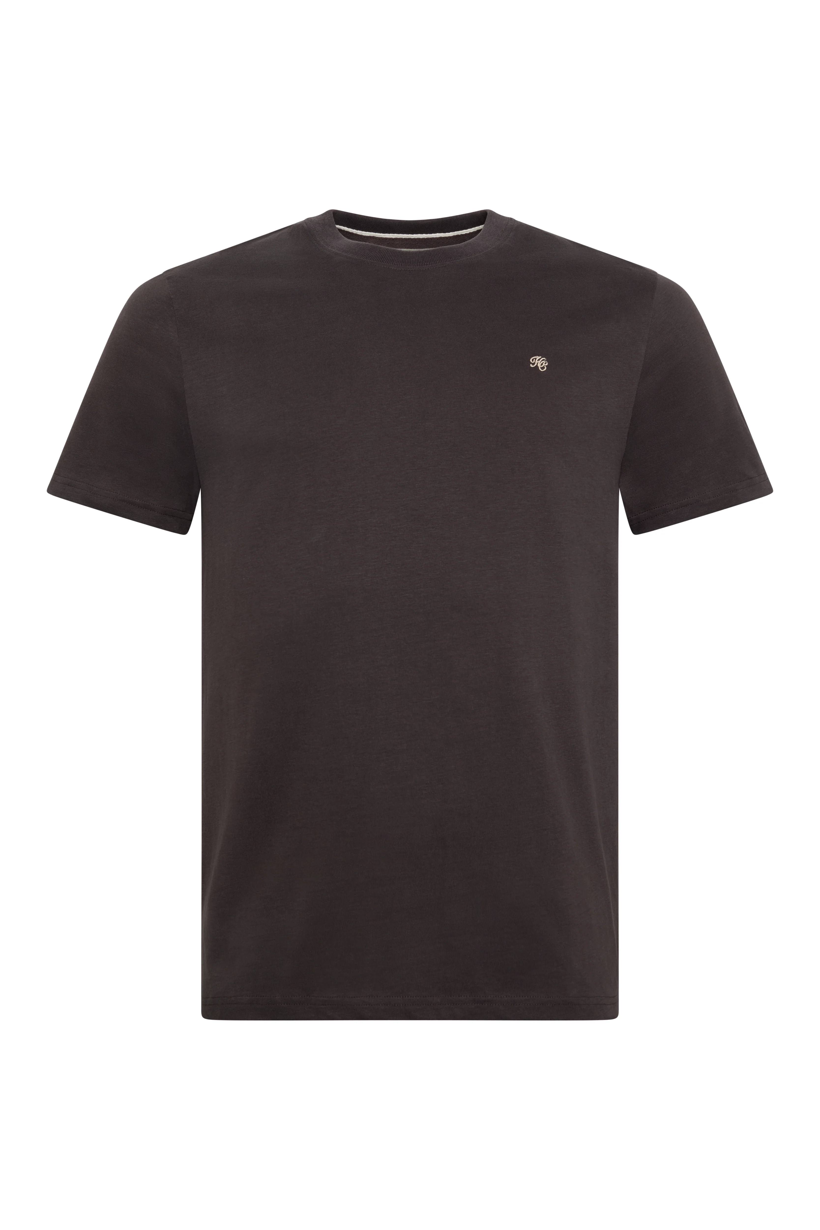 Men's Crew Neck T-Shirt (Chocolate) - Image 7