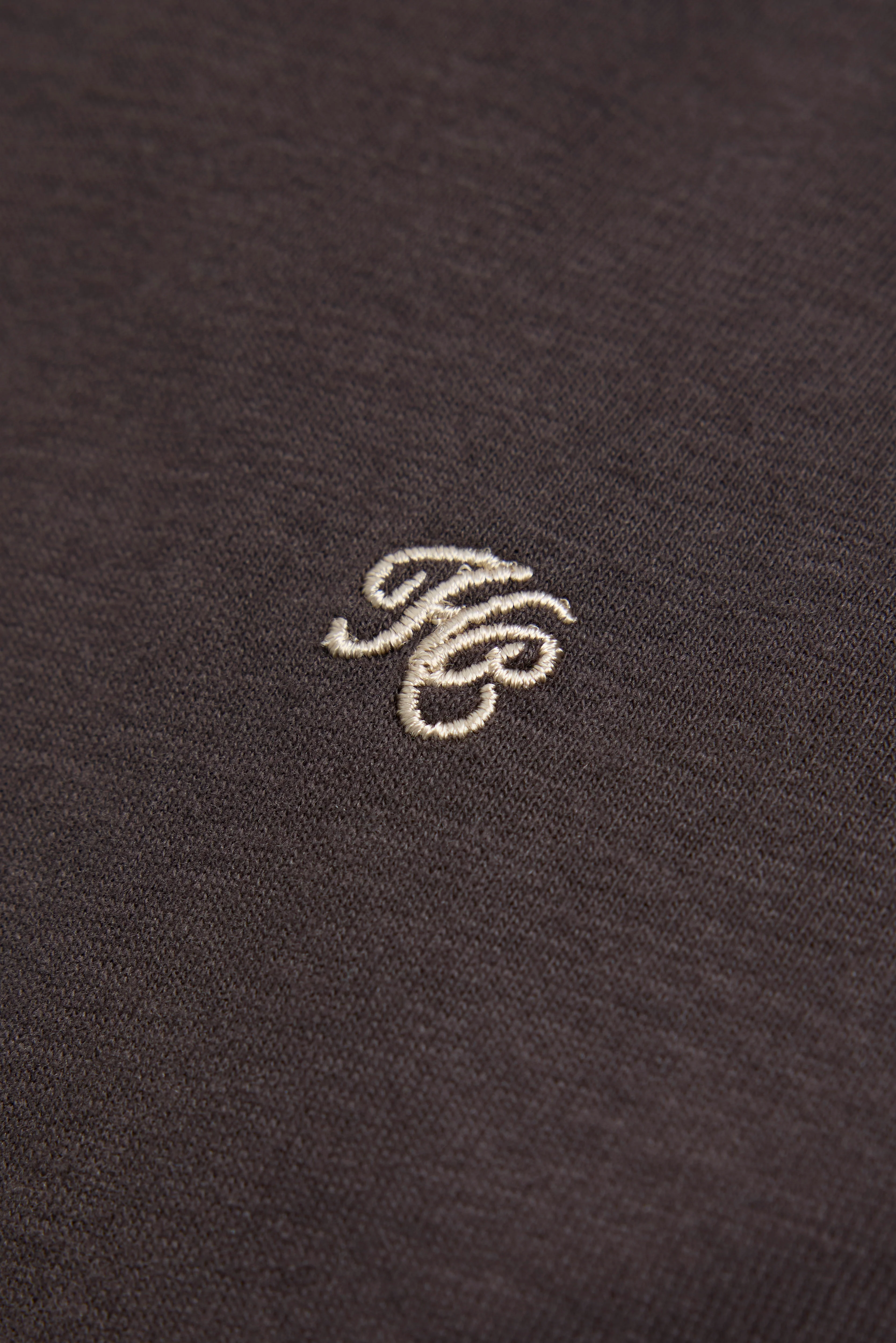 Men's Crew Neck T-Shirt (Chocolate) - Image 9