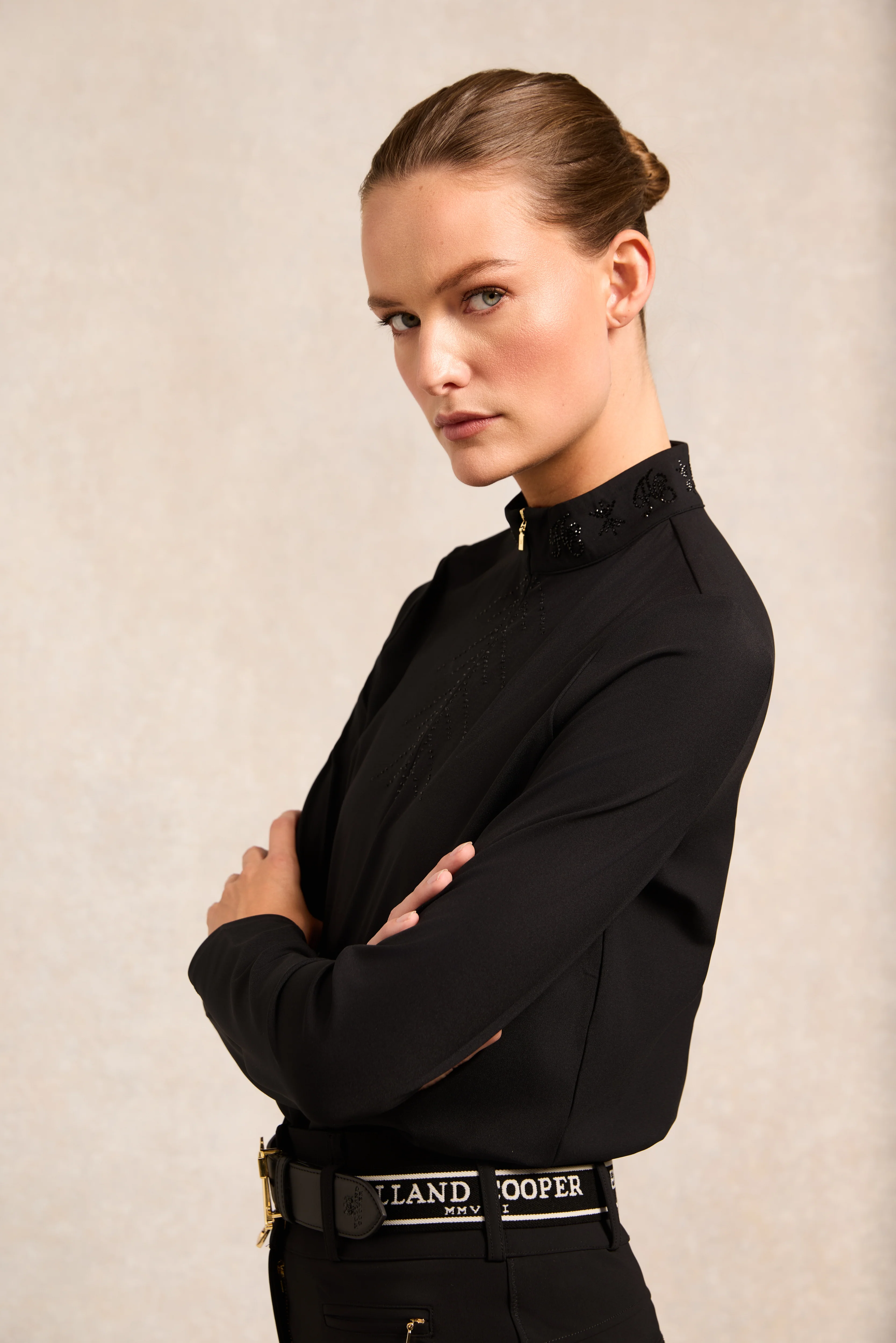 Crystal Long Sleeve Base Layer (Black) - Image 6