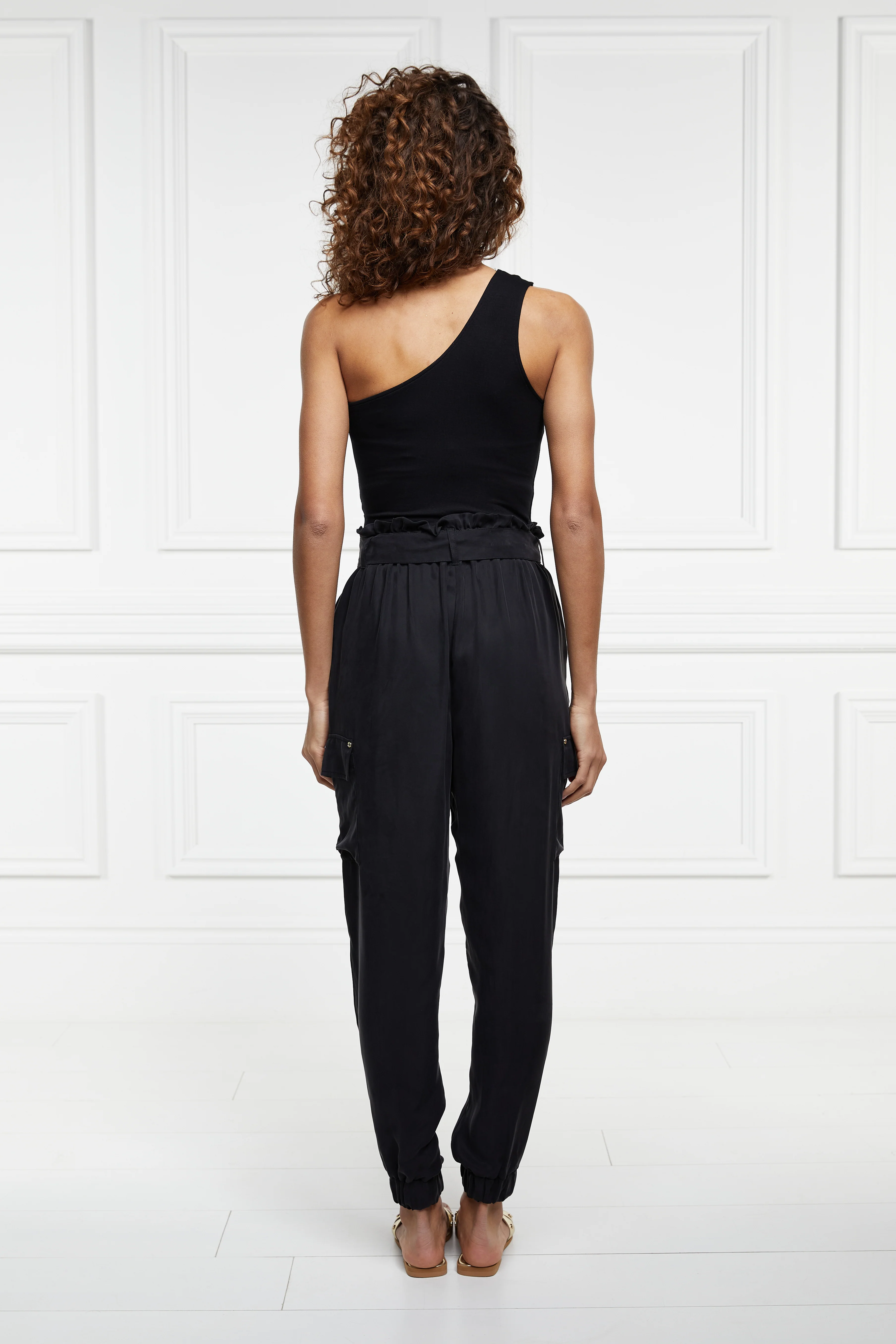 Cupro Cargo Pant (Black) - Image 2
