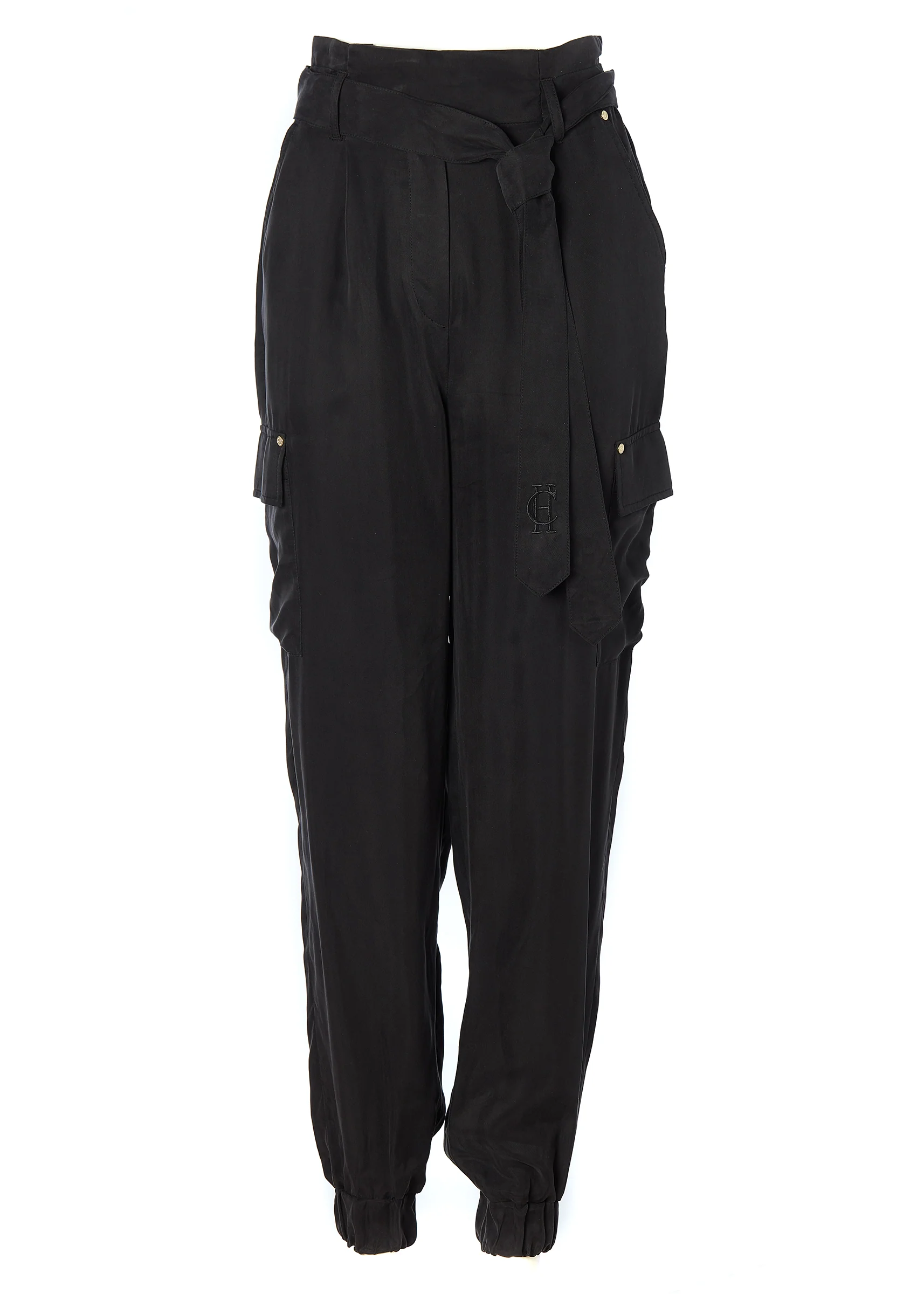 Cupro Cargo Pant (Black) - Image 4