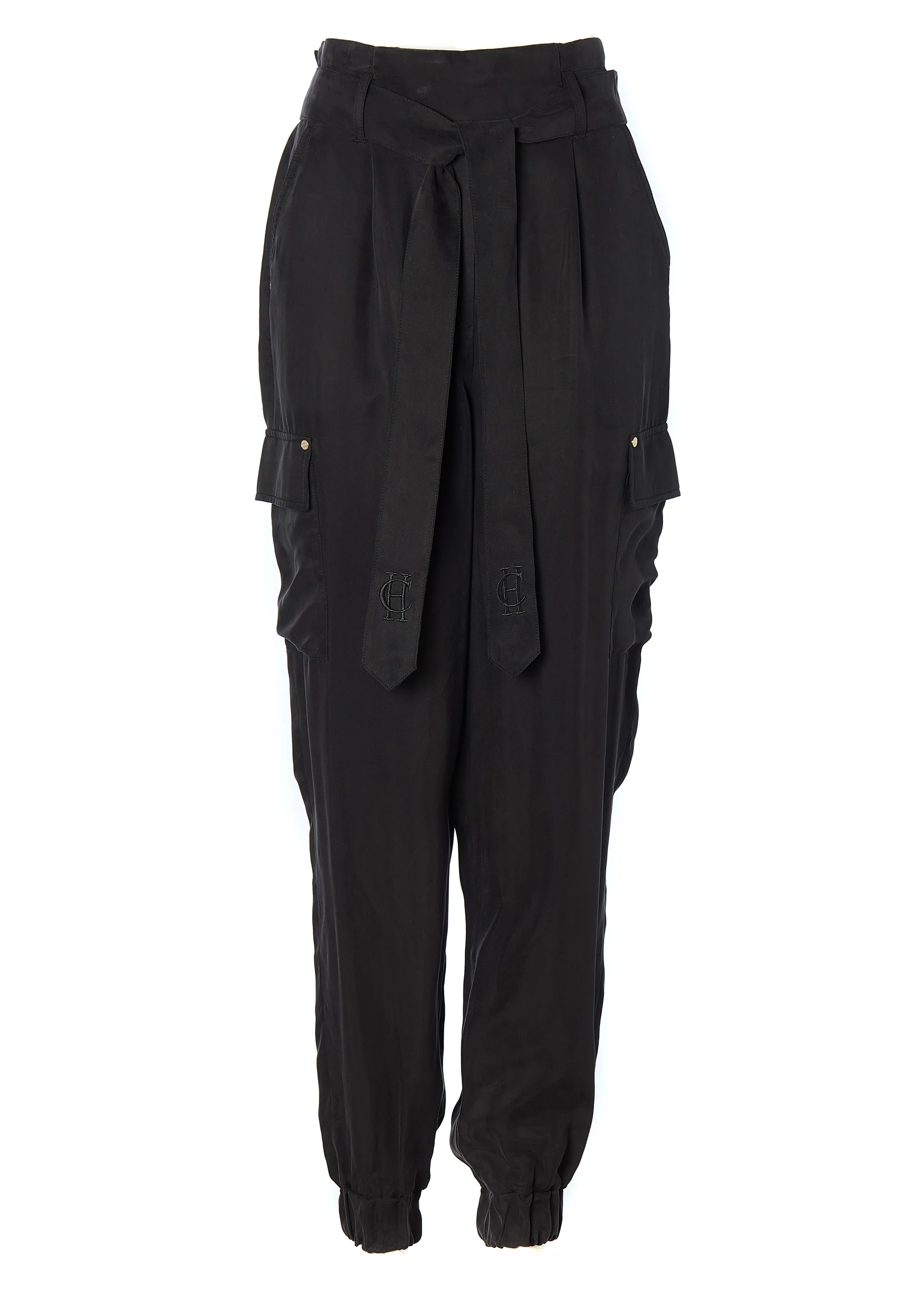 Cupro Cargo Pant (Black) - Image 6