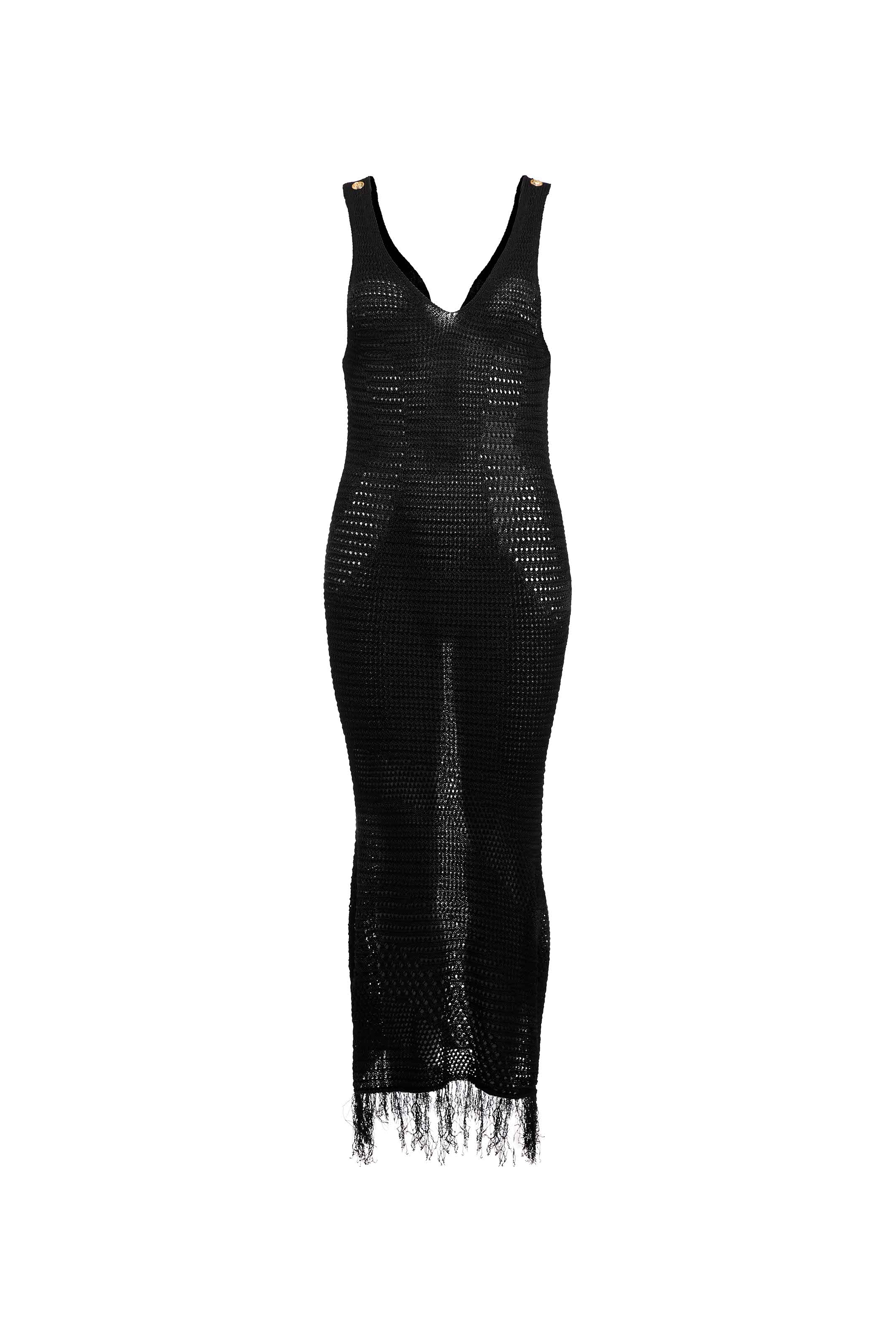 Darcie Beach Dress (Black) - Image 4
