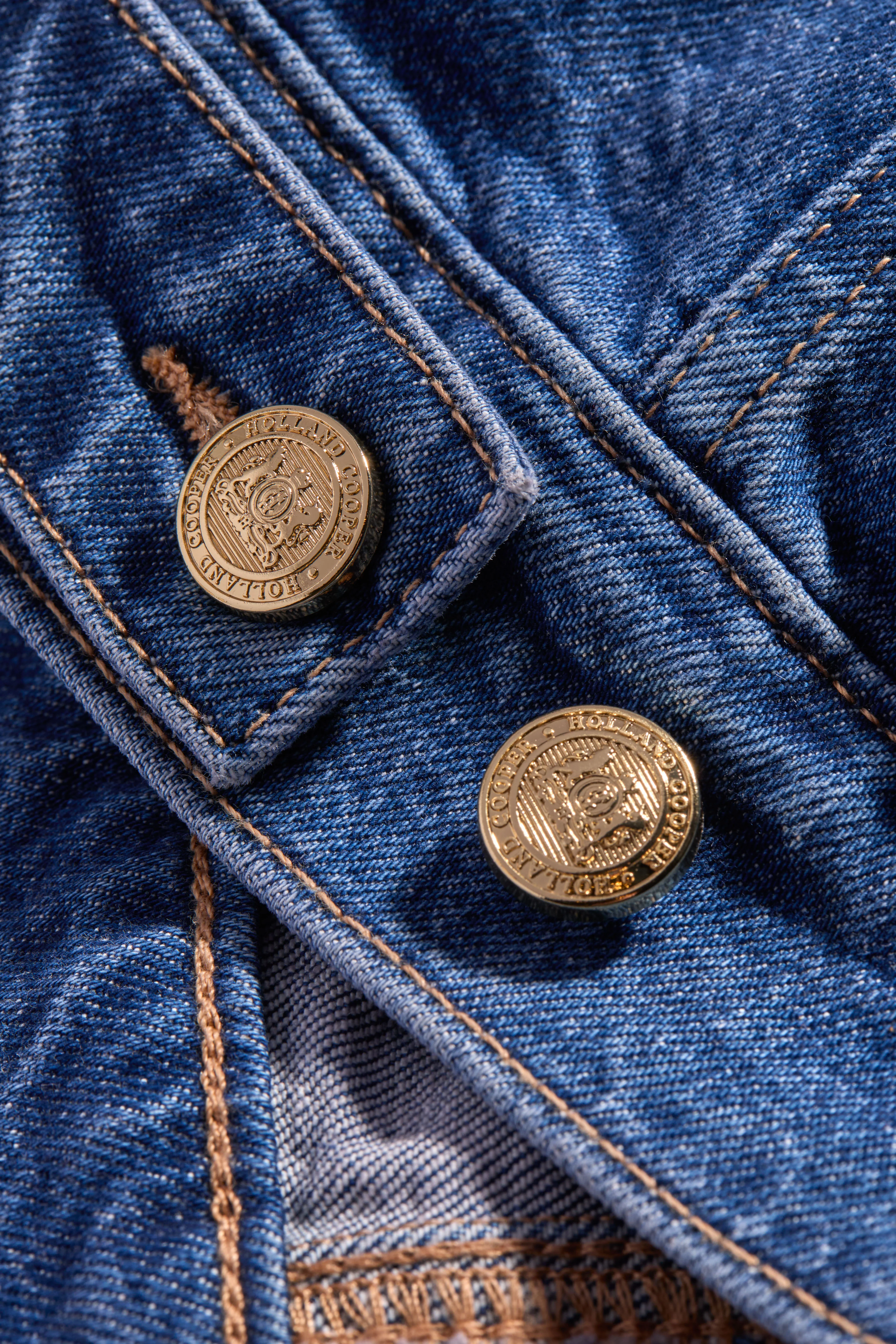 Denim Bomber Jacket (Vintage Indigo) - Image 6