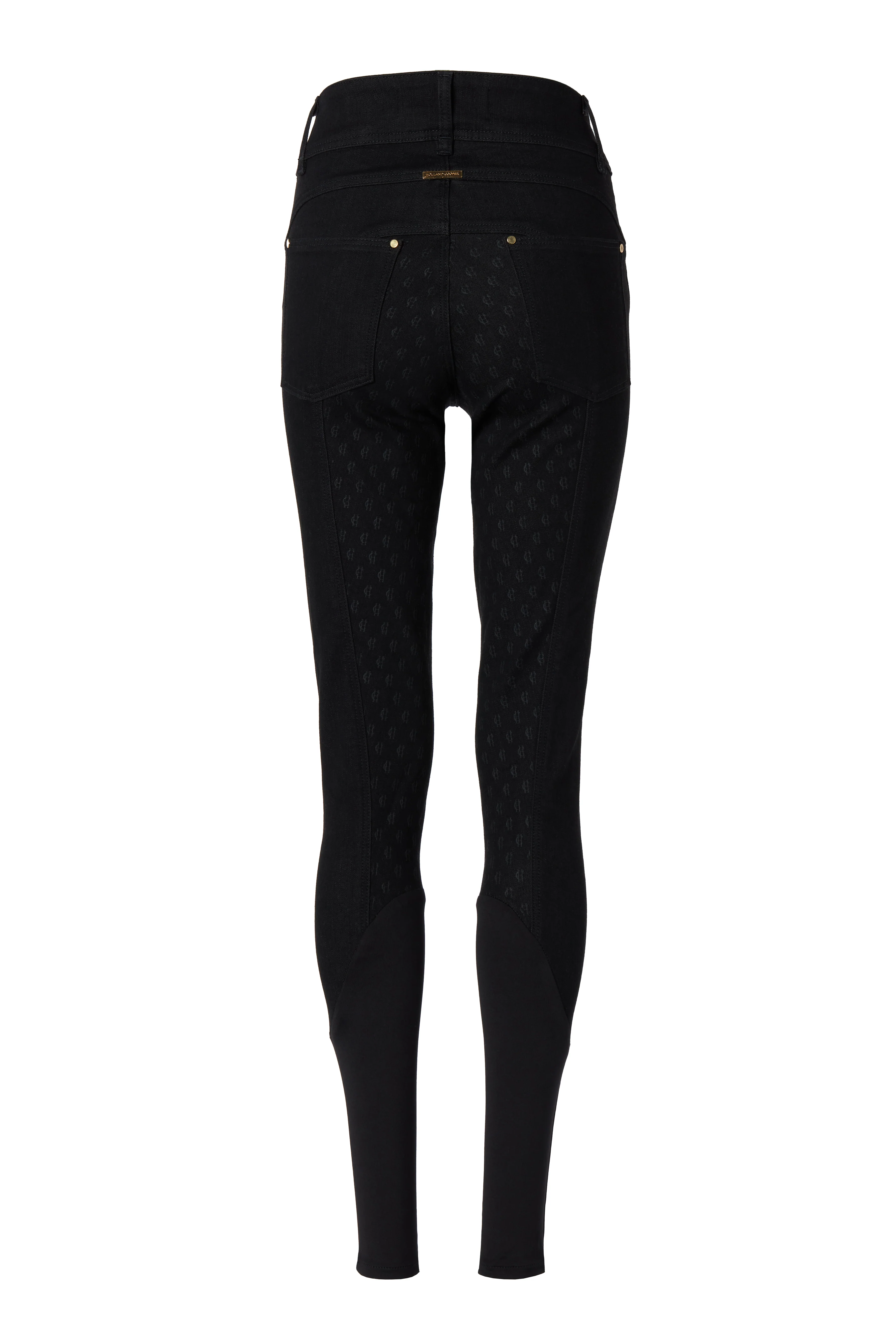 Denim Thermal Full Grip Breeches (Black) - Image 9