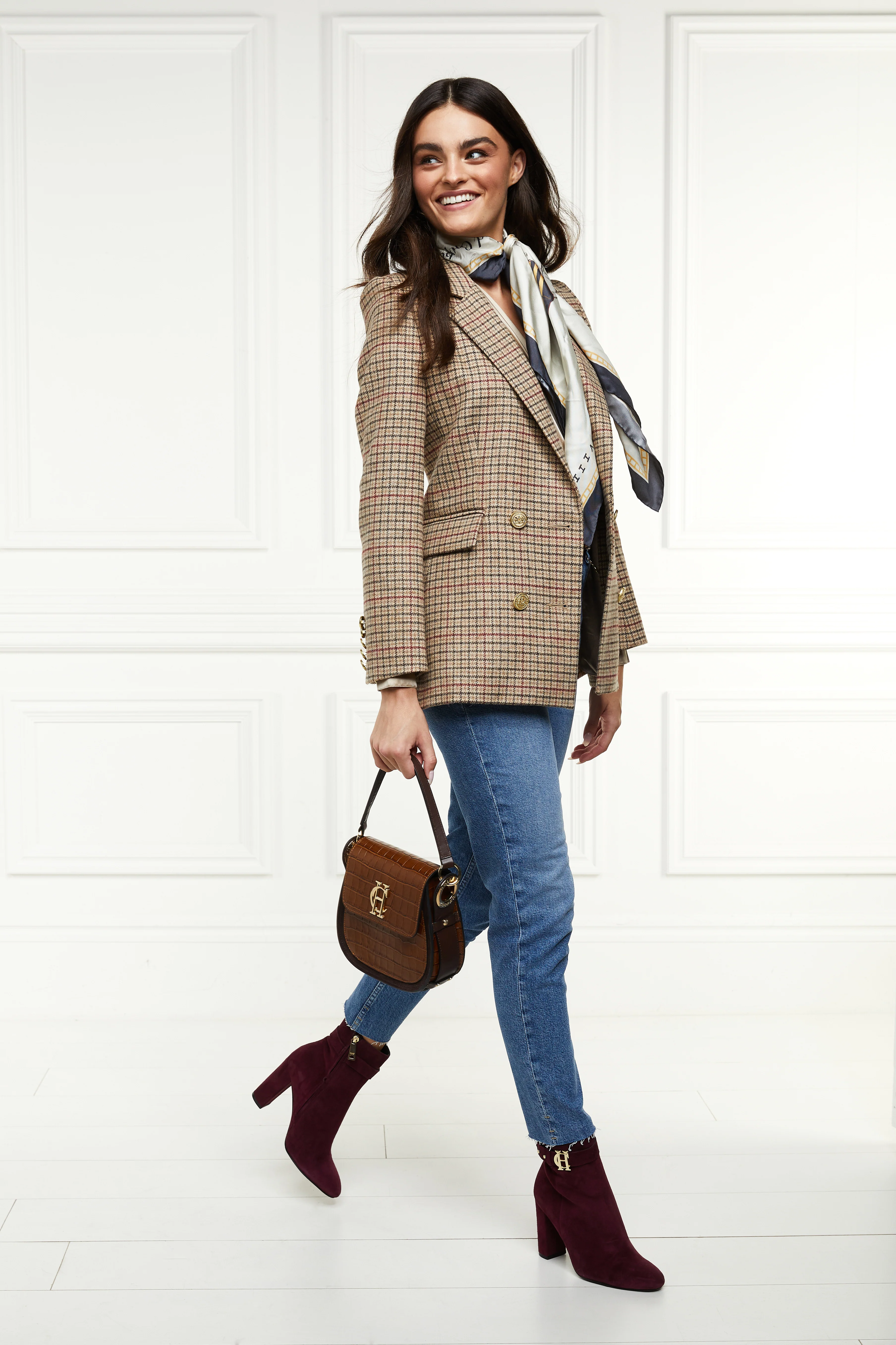 Double Breasted Blazer (Charlton Tweed) - Image 3
