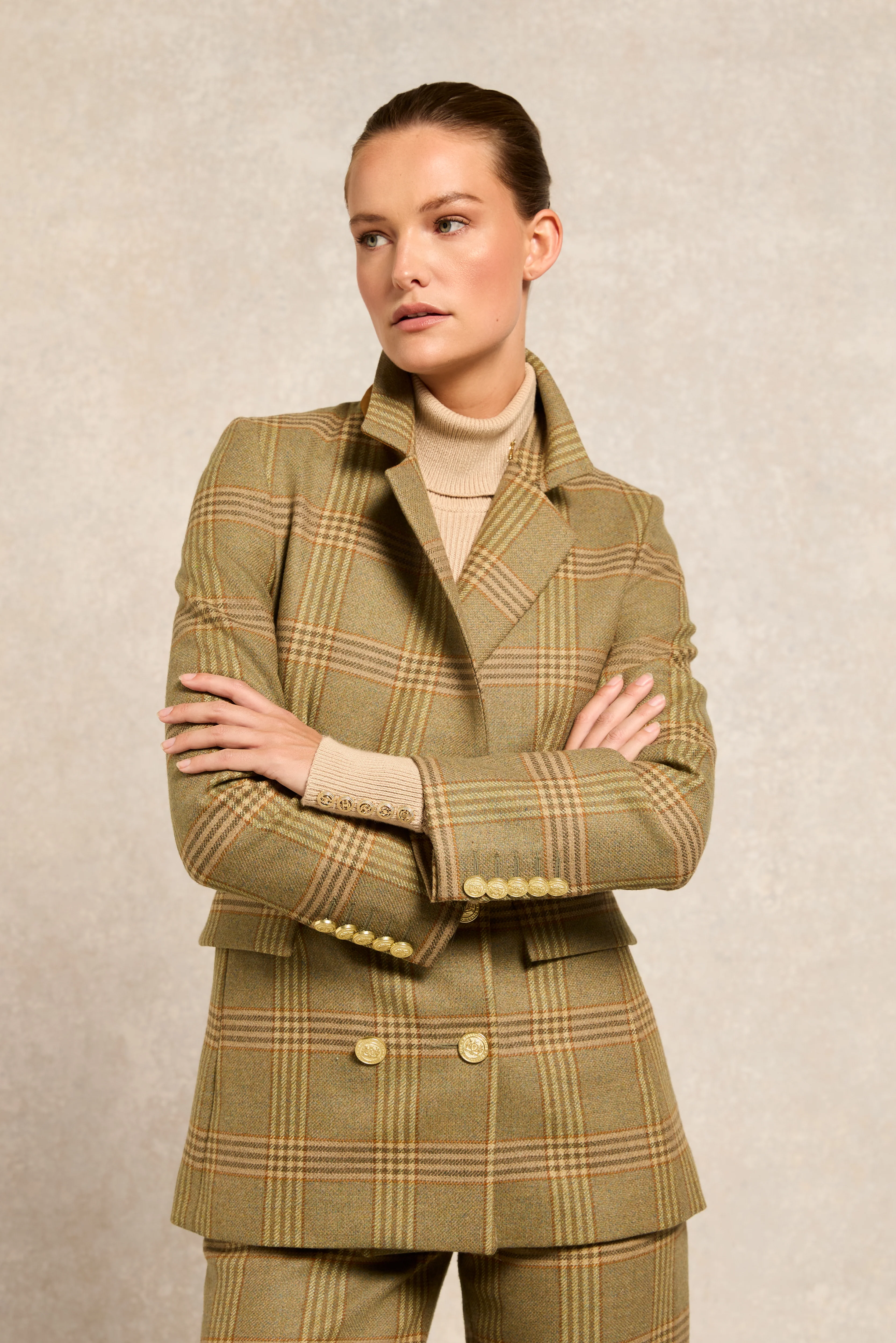 Double Breasted Blazer (Leveret) - Image 2