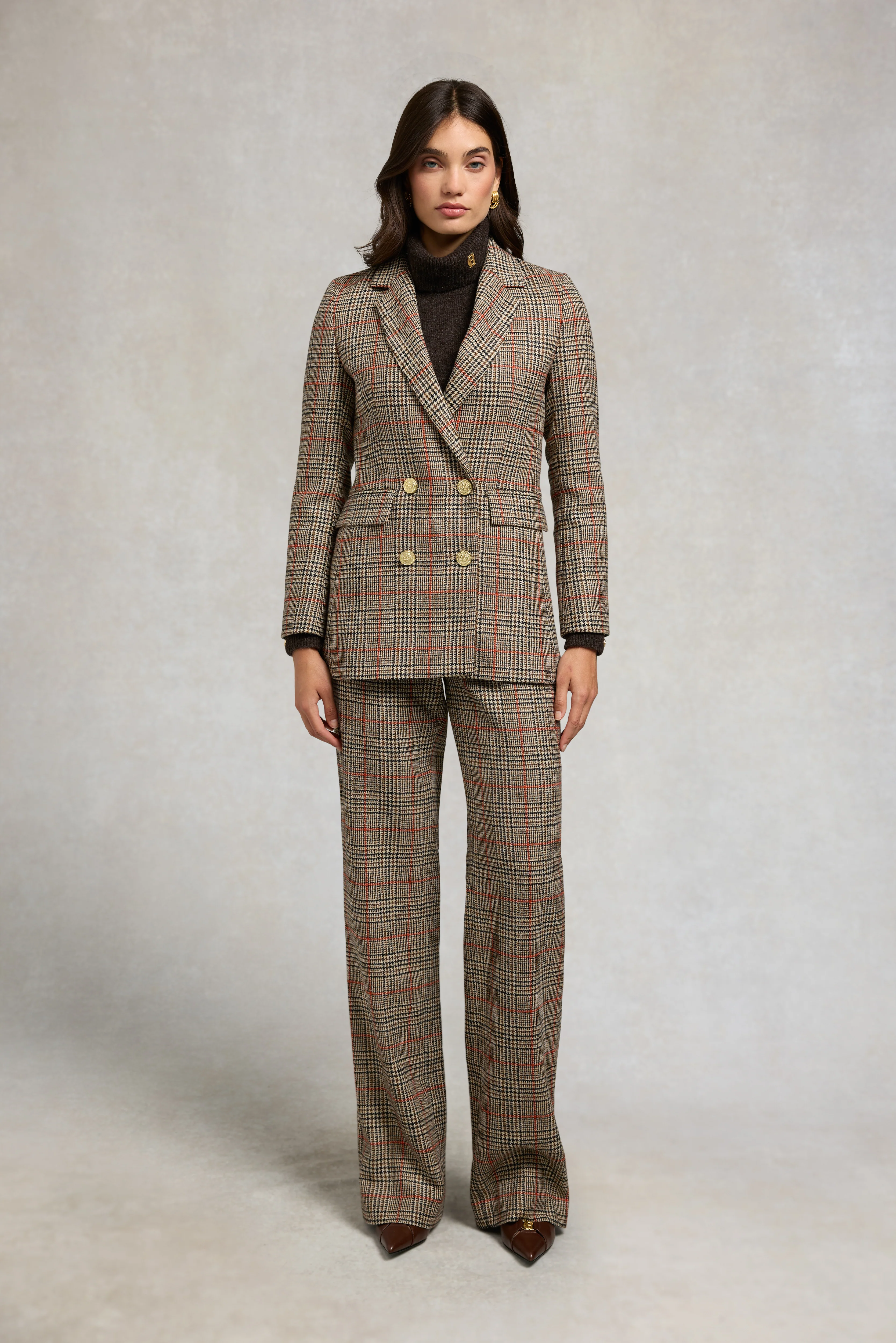 Double Breasted Blazer (Orange Windsor) - Image 4