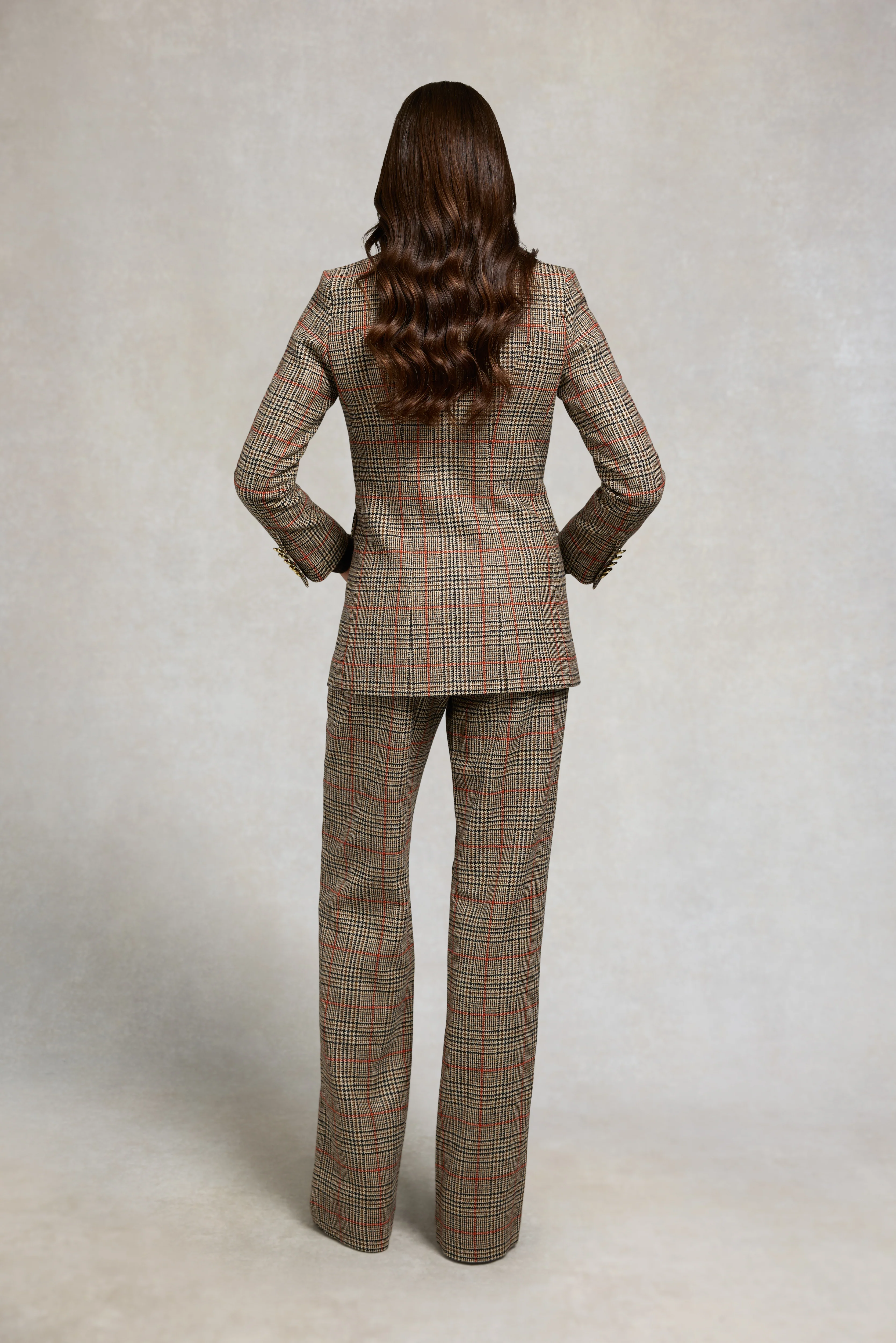 Double Breasted Blazer (Orange Windsor) - Image 5