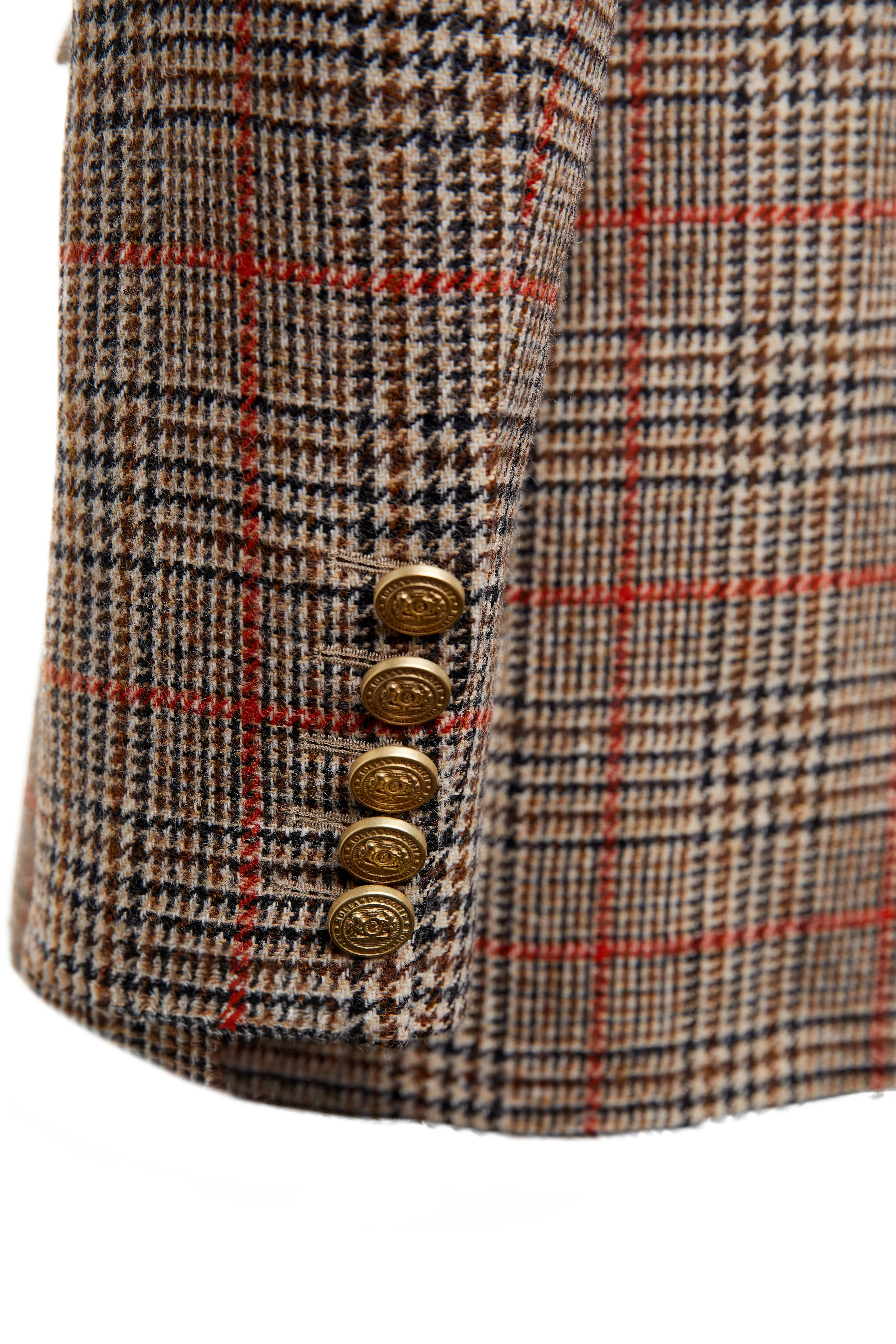 Double Breasted Blazer (Orange Windsor) - Image 7