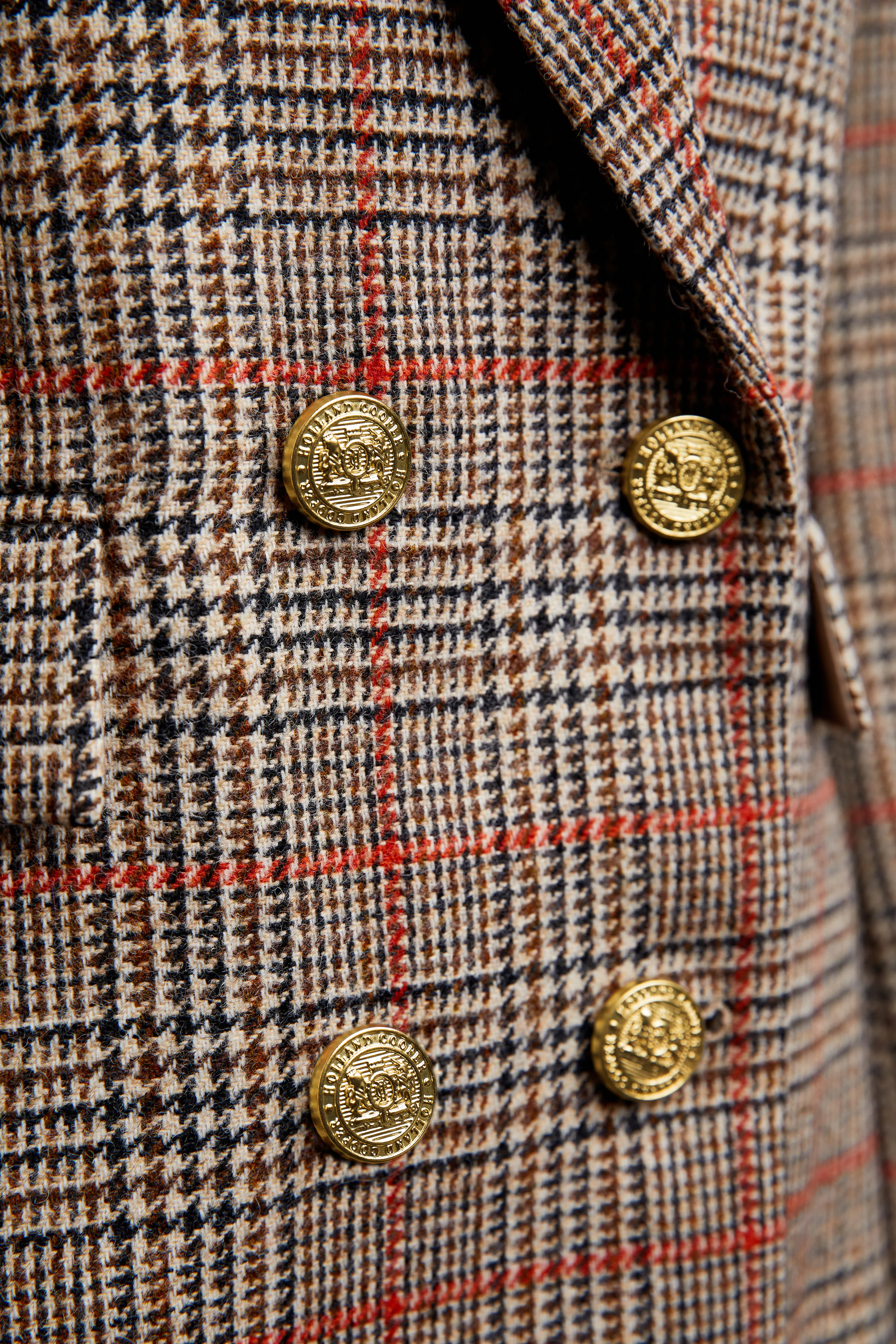 Double Breasted Blazer (Orange Windsor) - Image 8