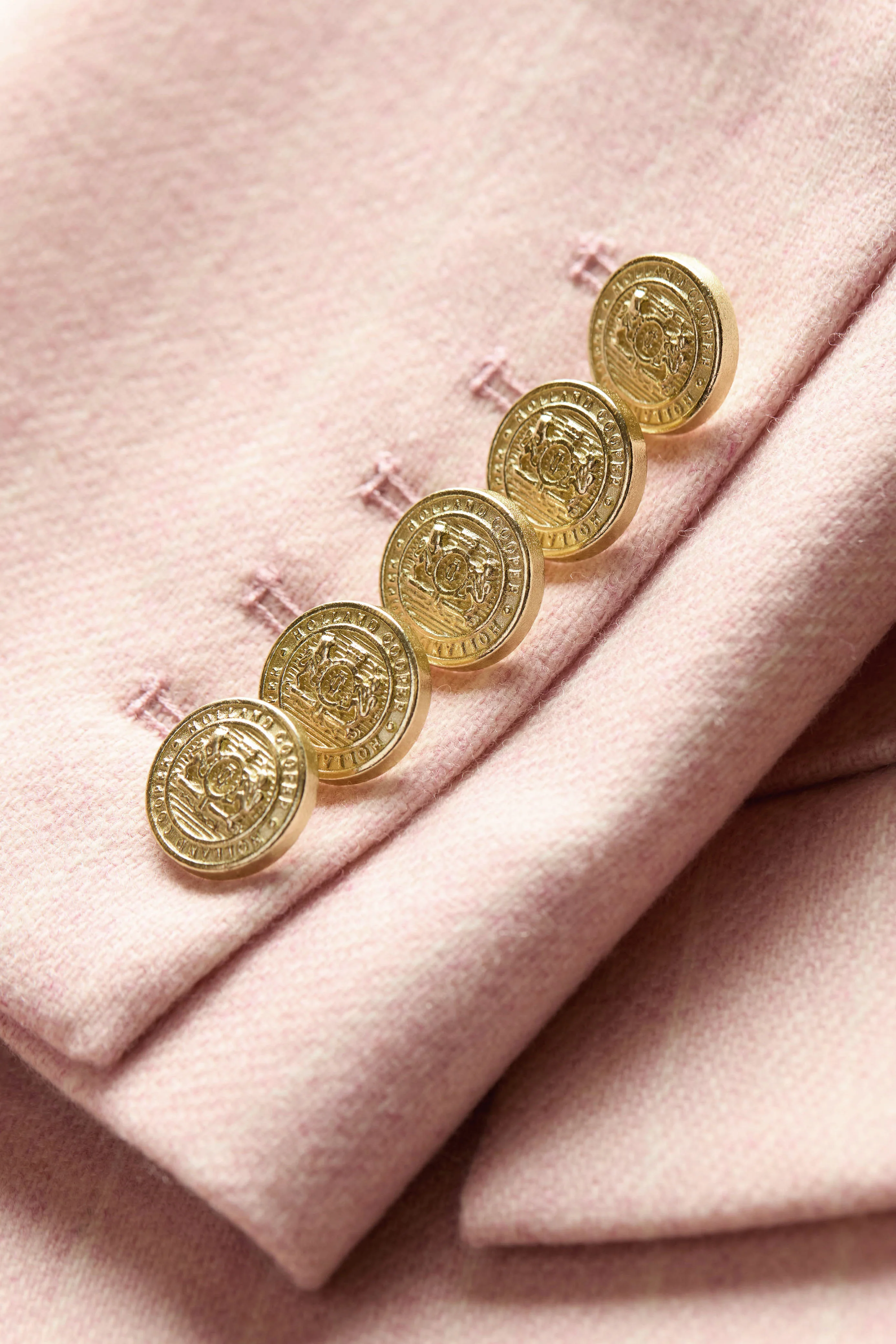 Double Breasted Blazer (Pink Chalk Pinstripe) - Image 8