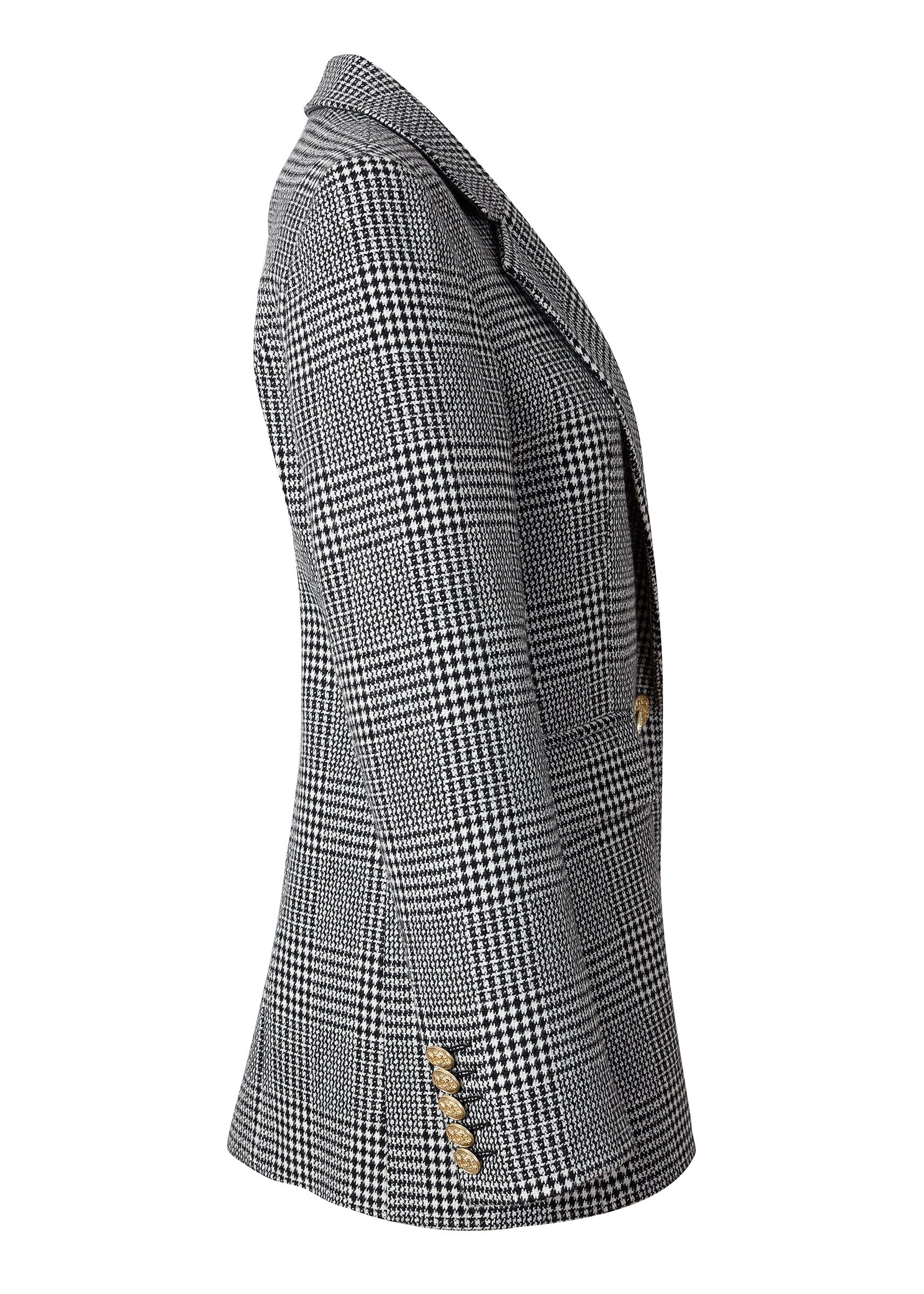 Double Breasted Blazer (Prince of Wales Mono) - Image 8