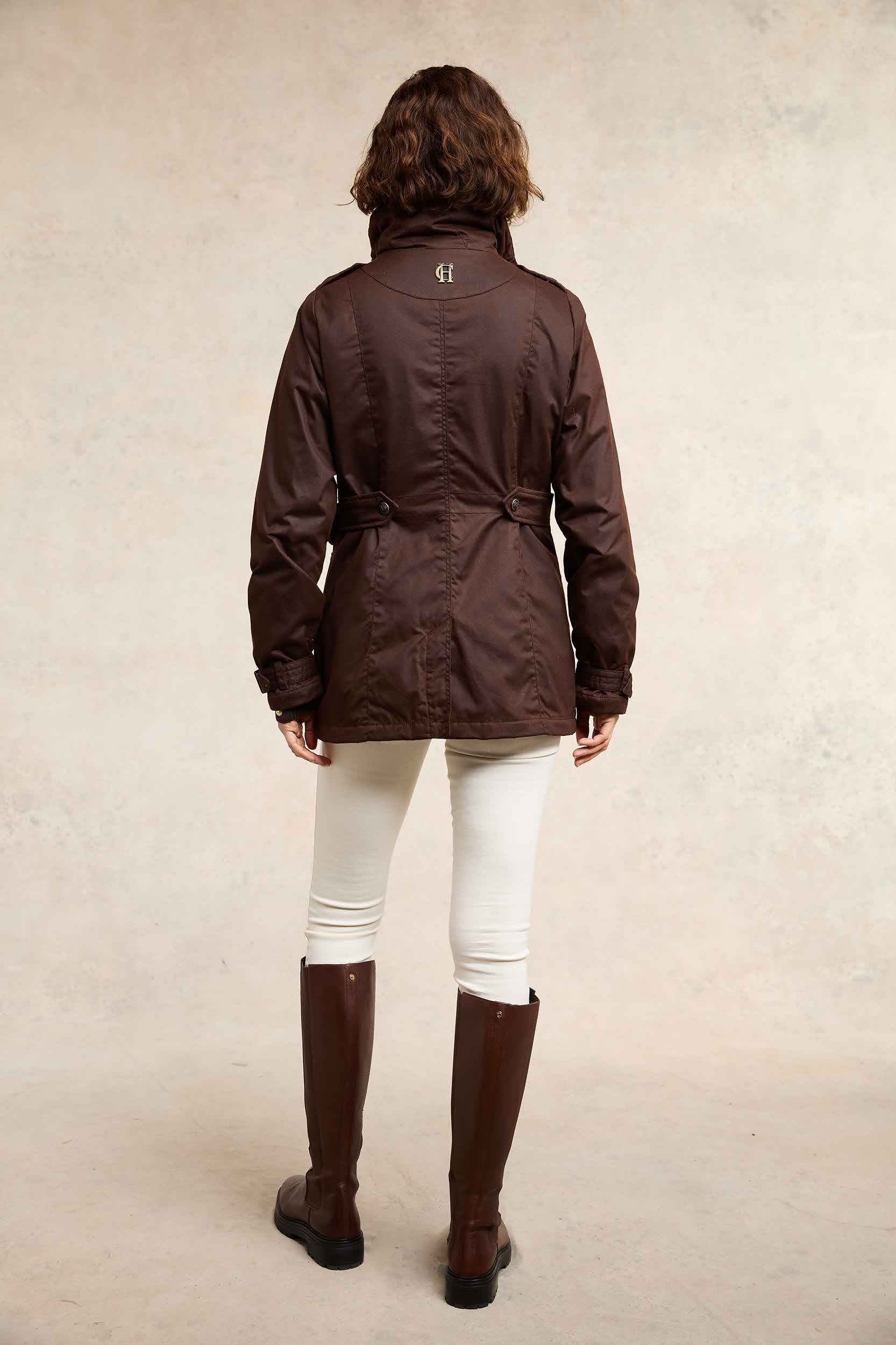 Durham Wax Jacket (Chocolate) - Image 7