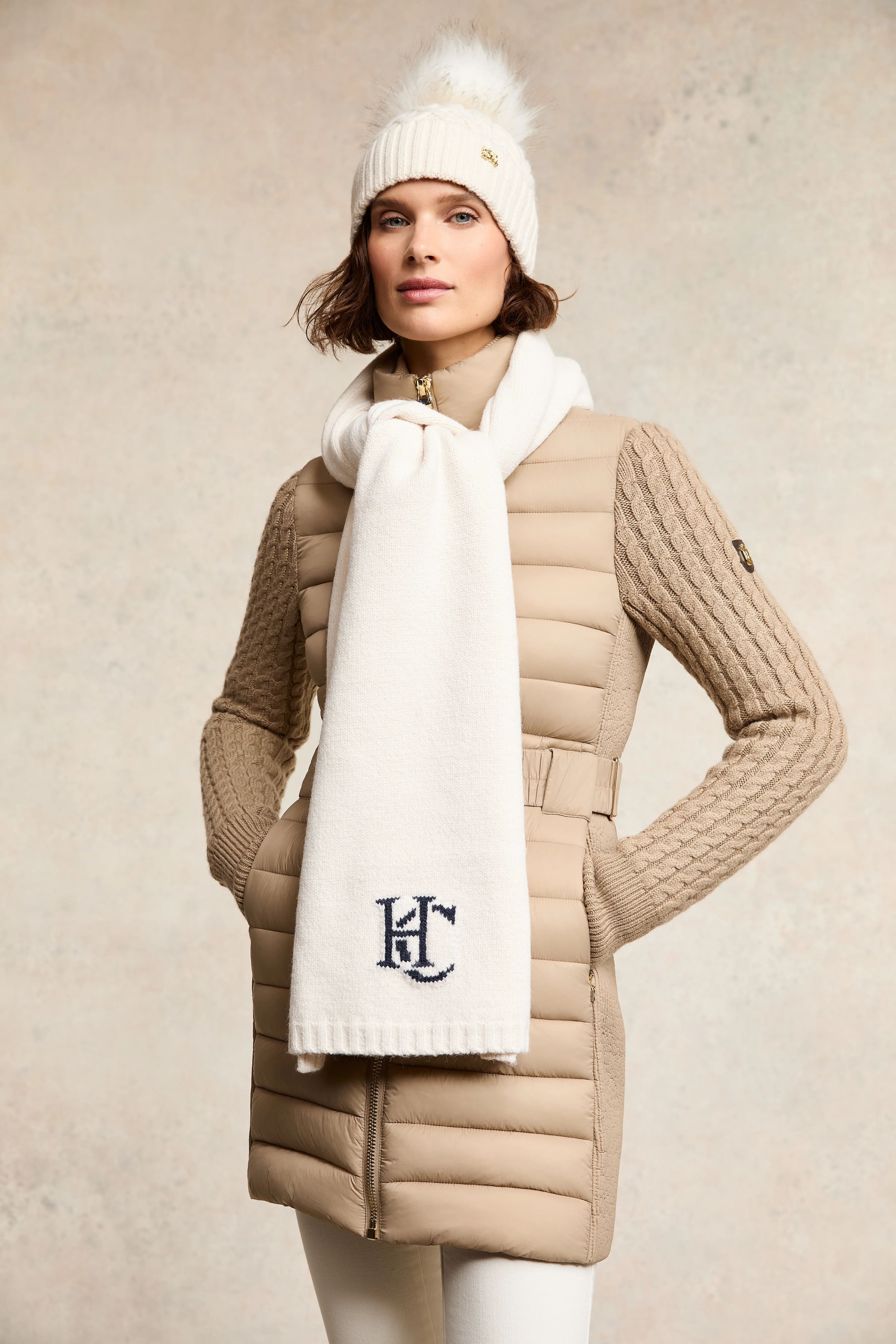 Elle Scarf (Ecru) - Image 4