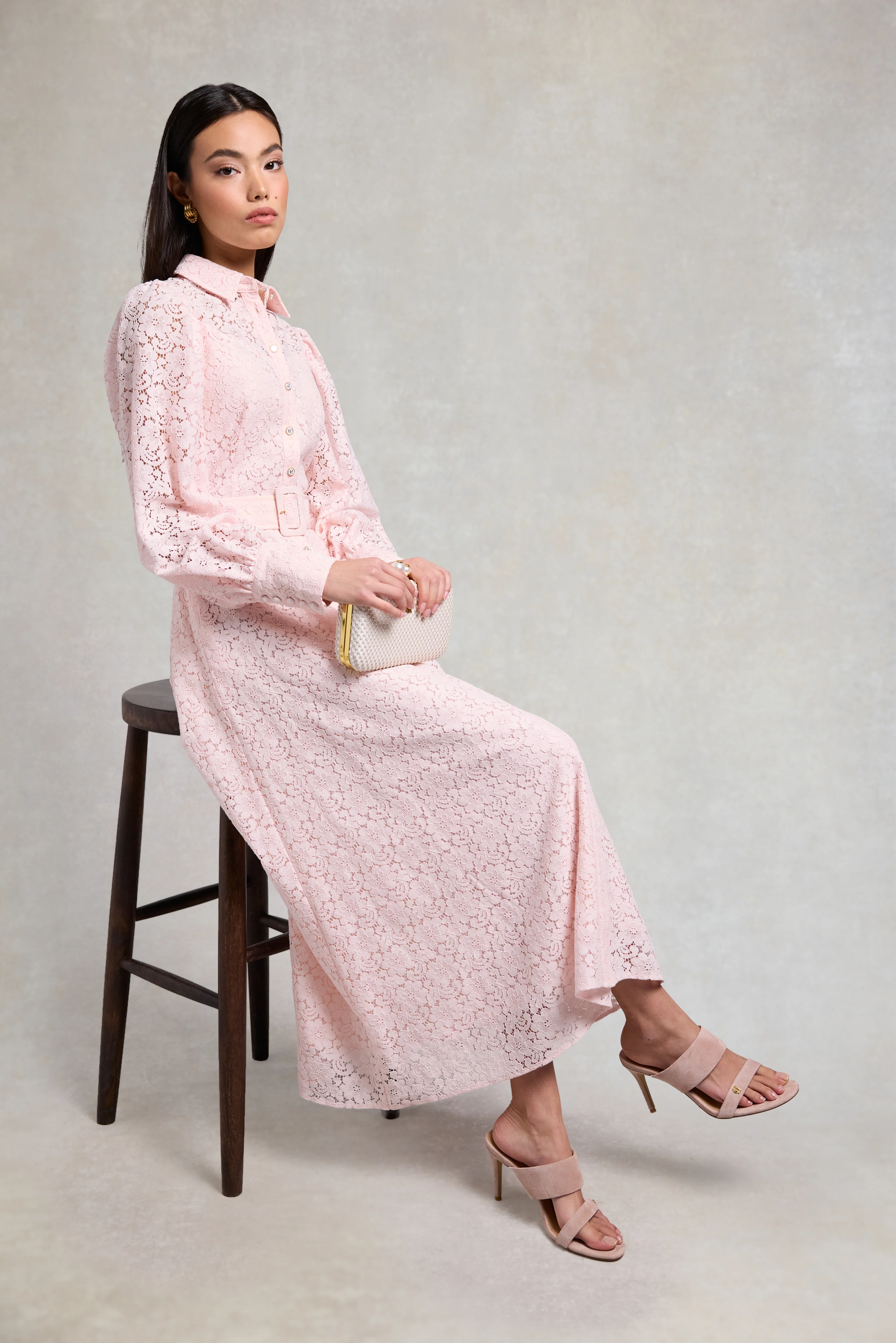 Ellenborough Sandal (Blush Suede) - Image 3