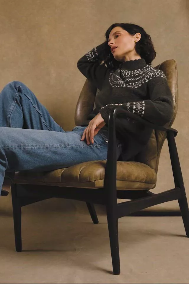 Elodie Roll Neck Knit (Forest Green) - Image 5