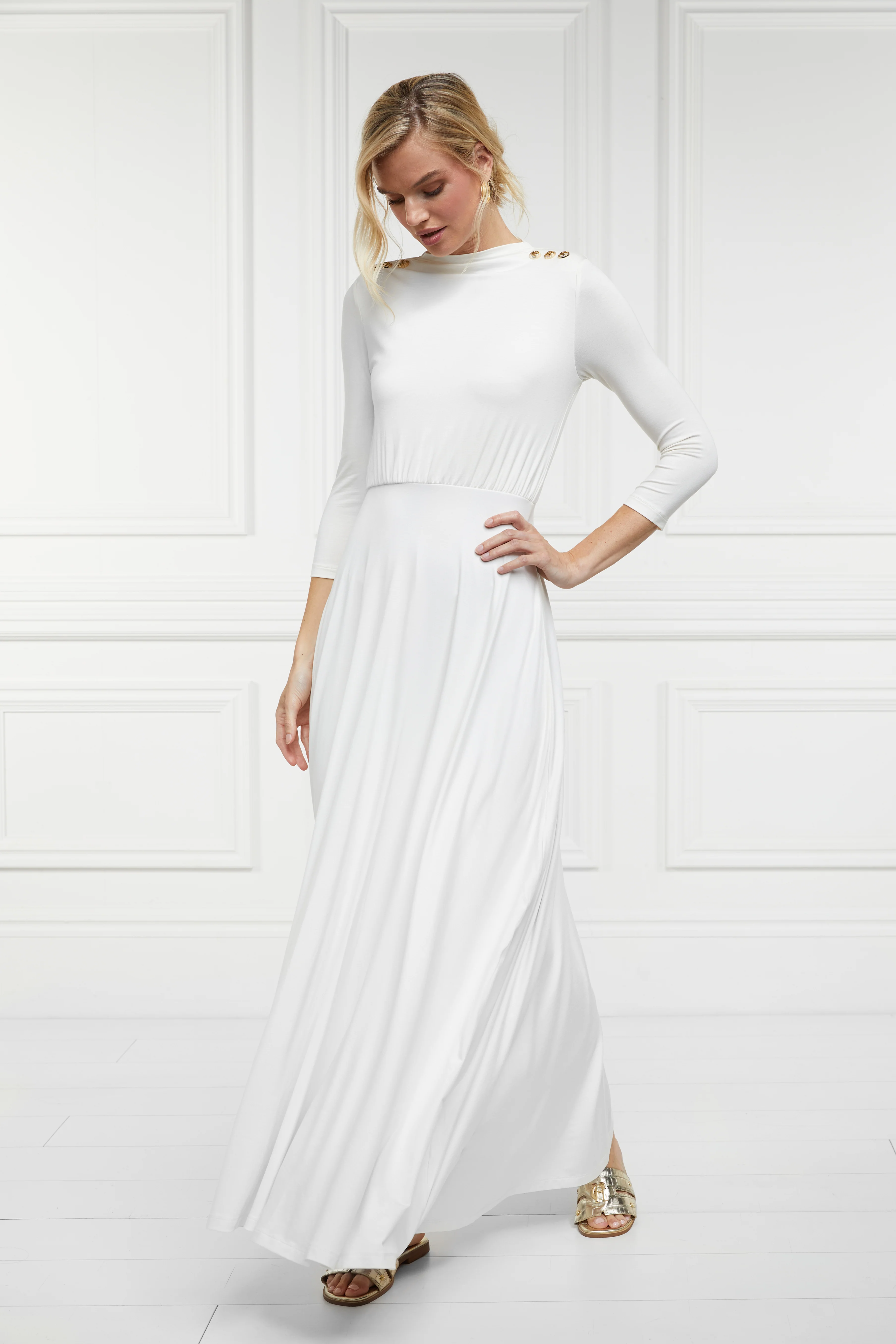 Emily Maxi Dress (Natural) - Image 3