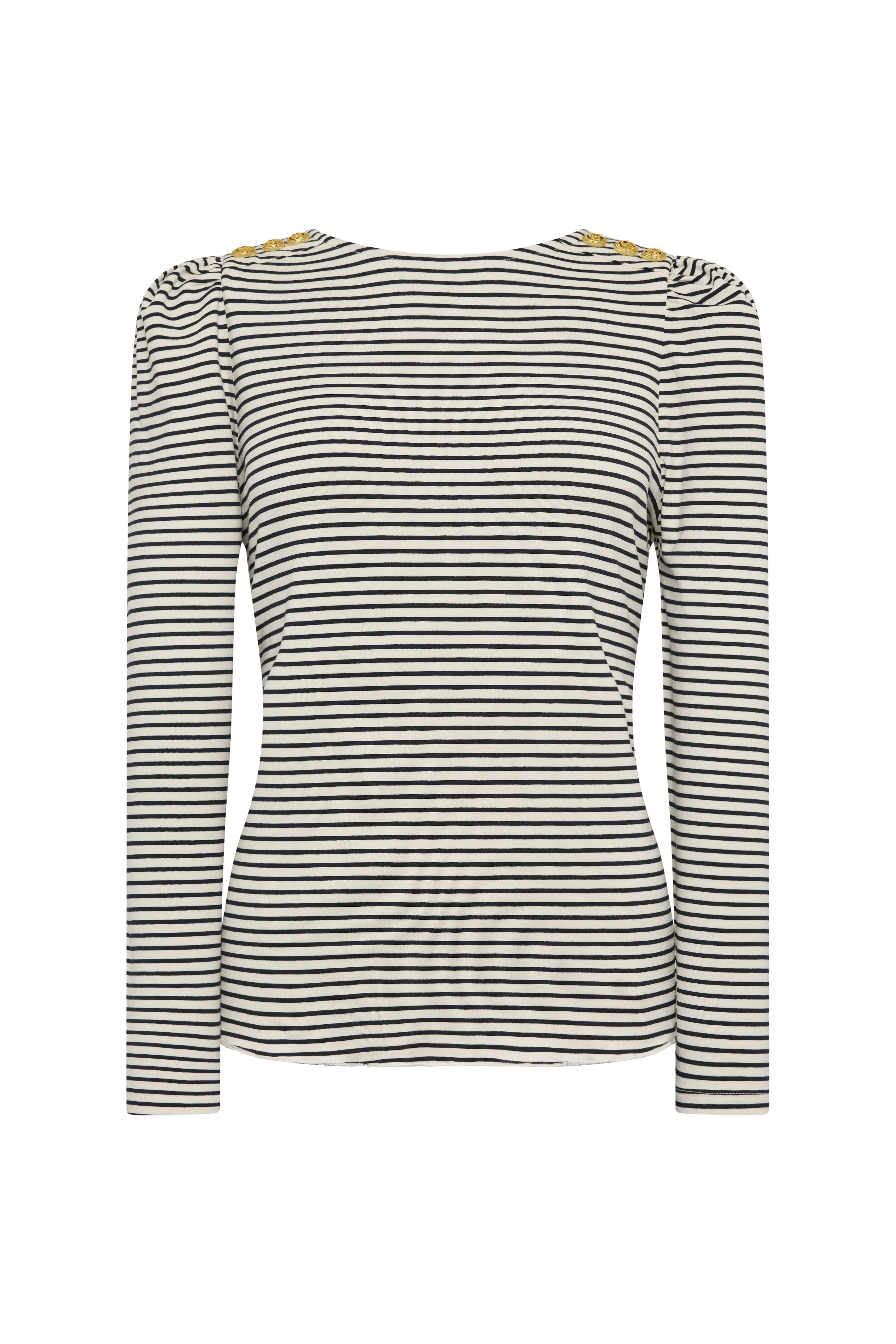 Emma Top (White Ink Navy) - Image 5
