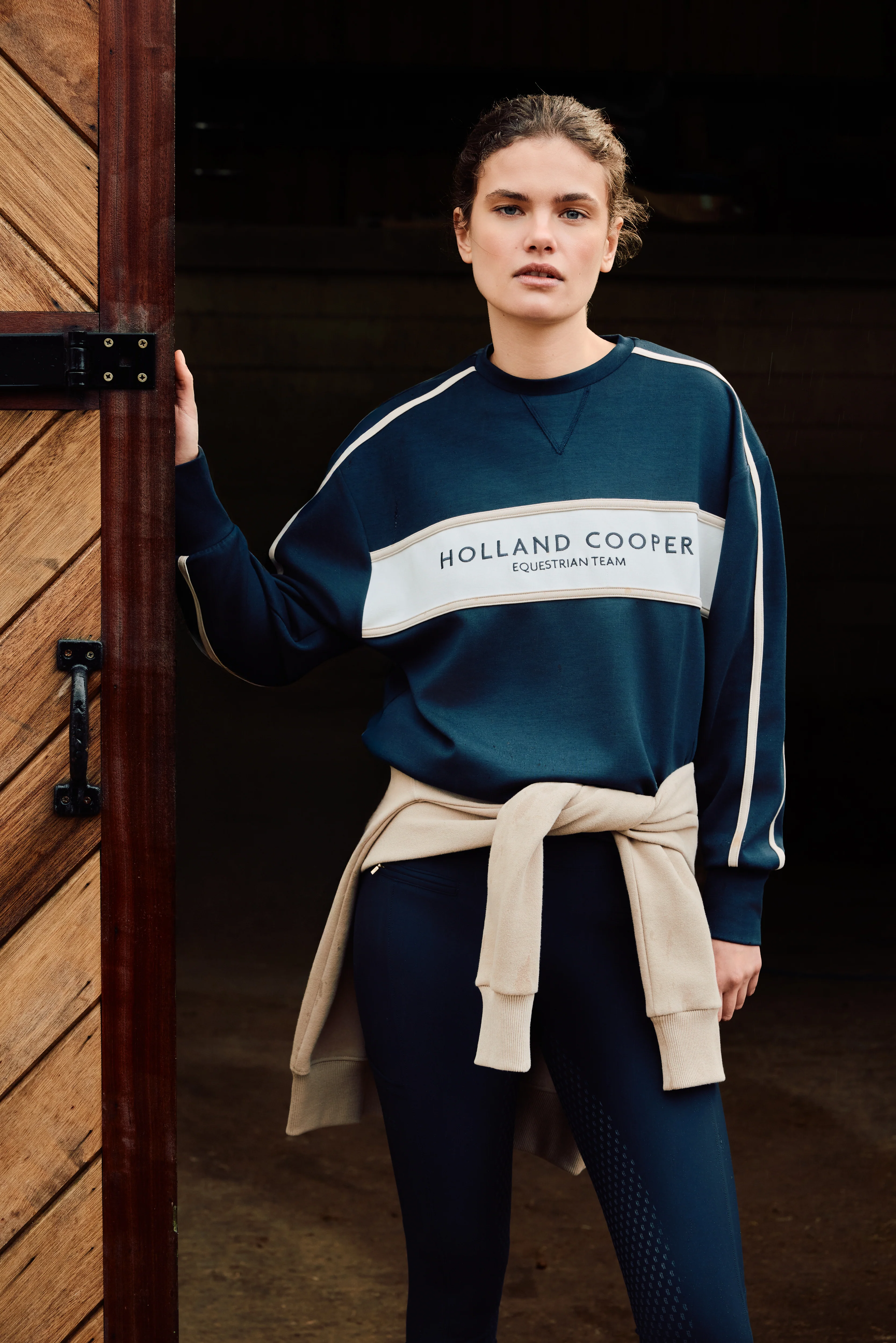 Equestrian Crew Neck Sweat (Ink Navy) - Image 2