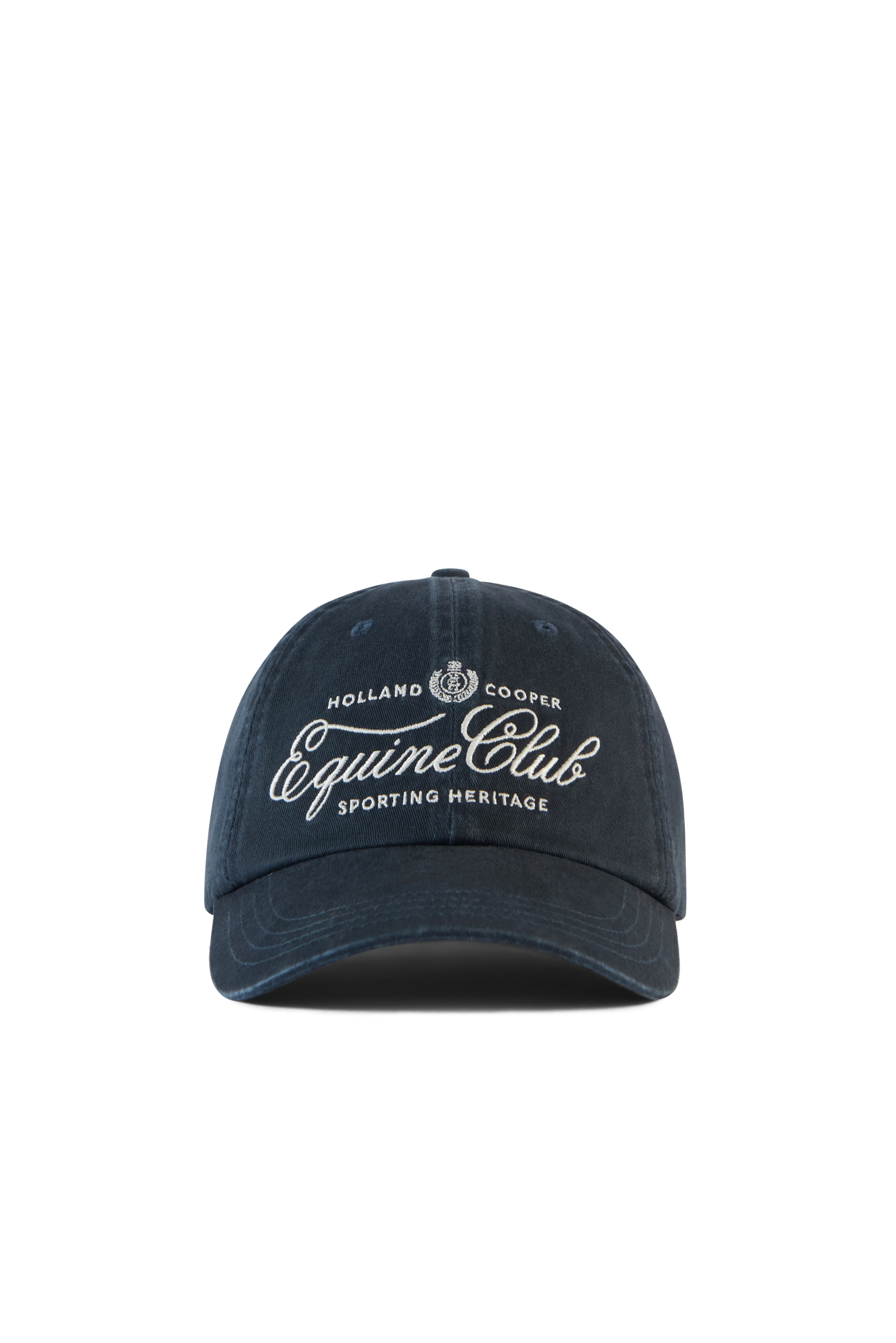 Equine Club Cap (Ink Navy Ecru) - Image 3