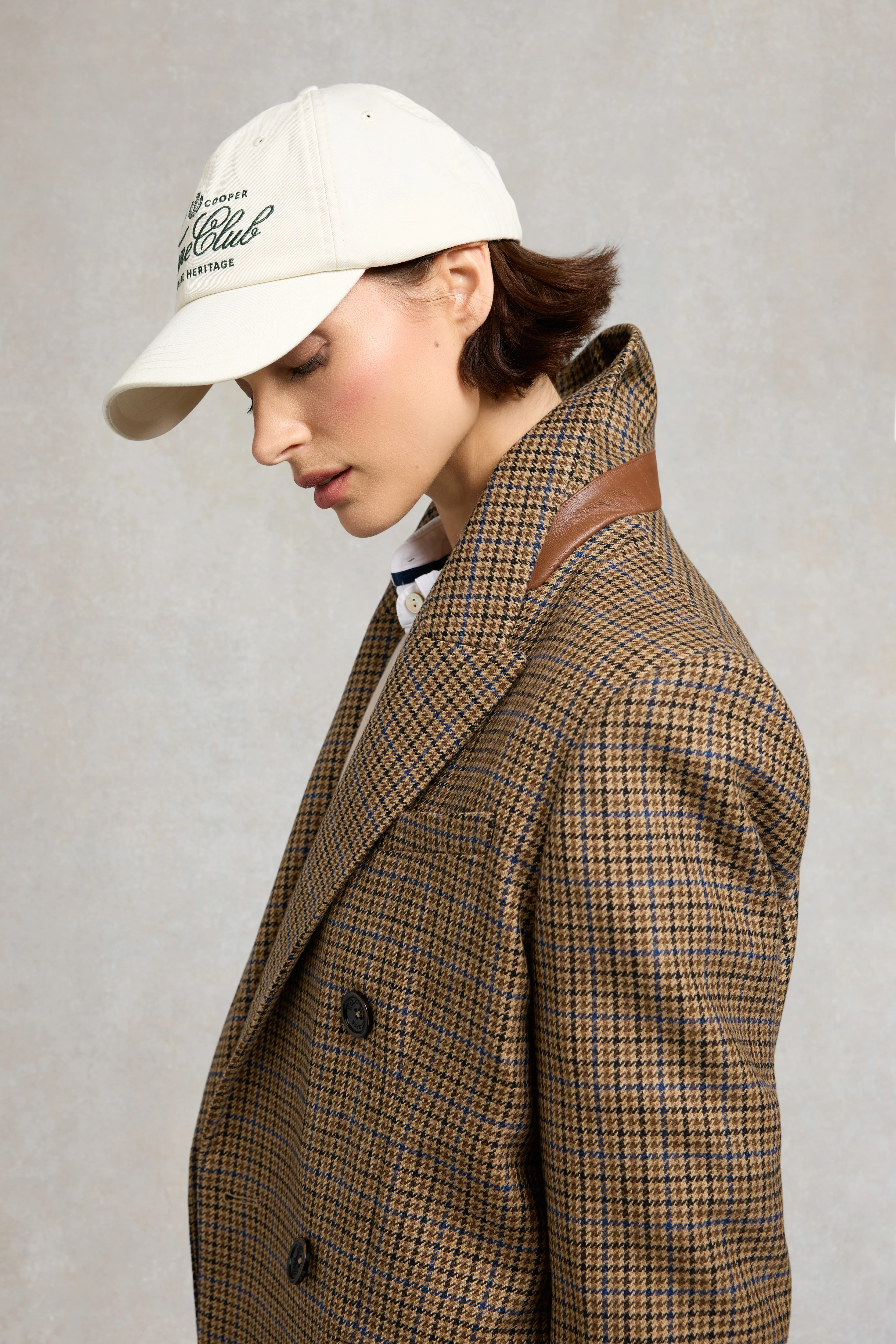 Equine Club Cap (Racing Green Ecru) - Image 6